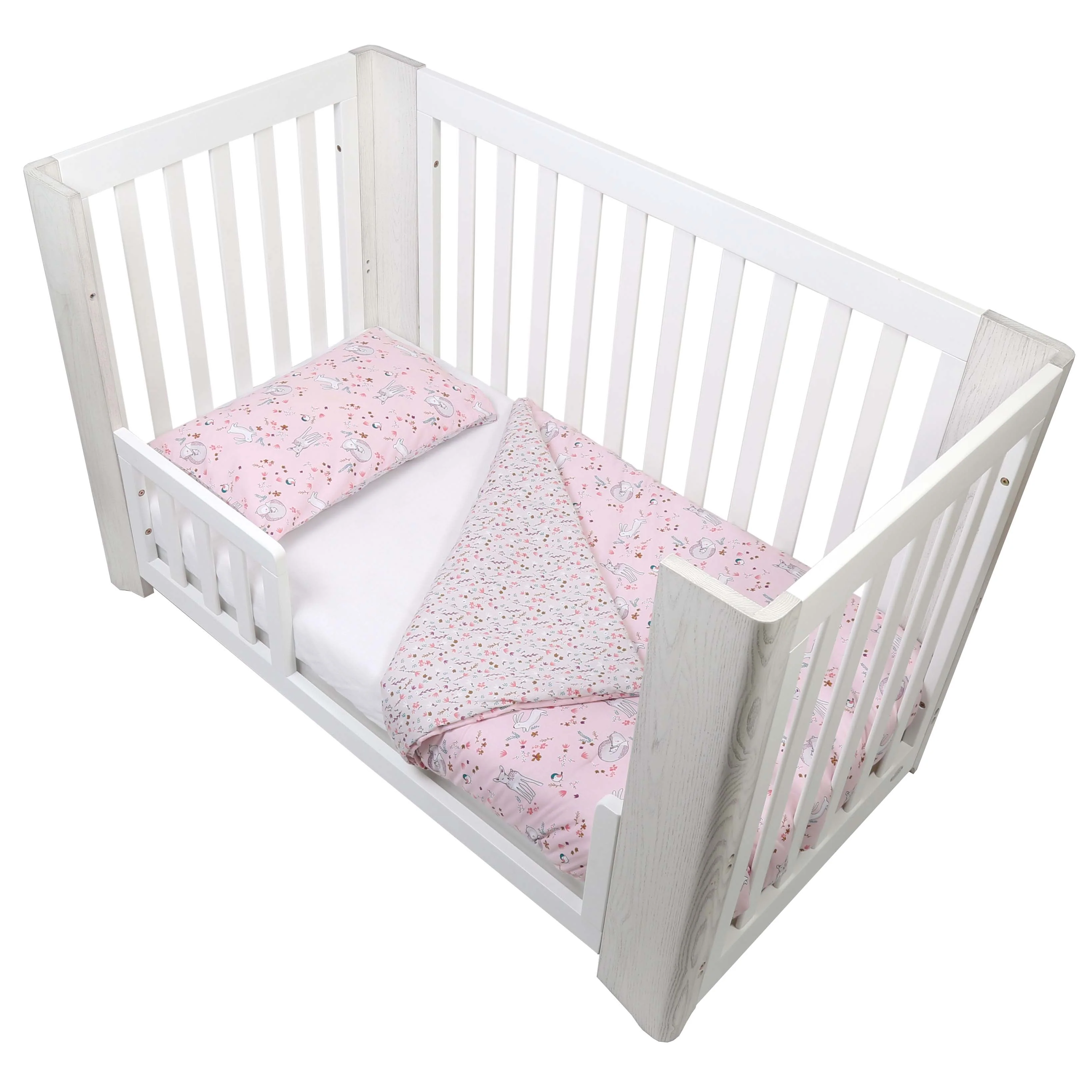 FORREST Organic Cotton Junior Bed Bedding Set – Reversible Quilt & Pillowcase - Meadowland - Image 15