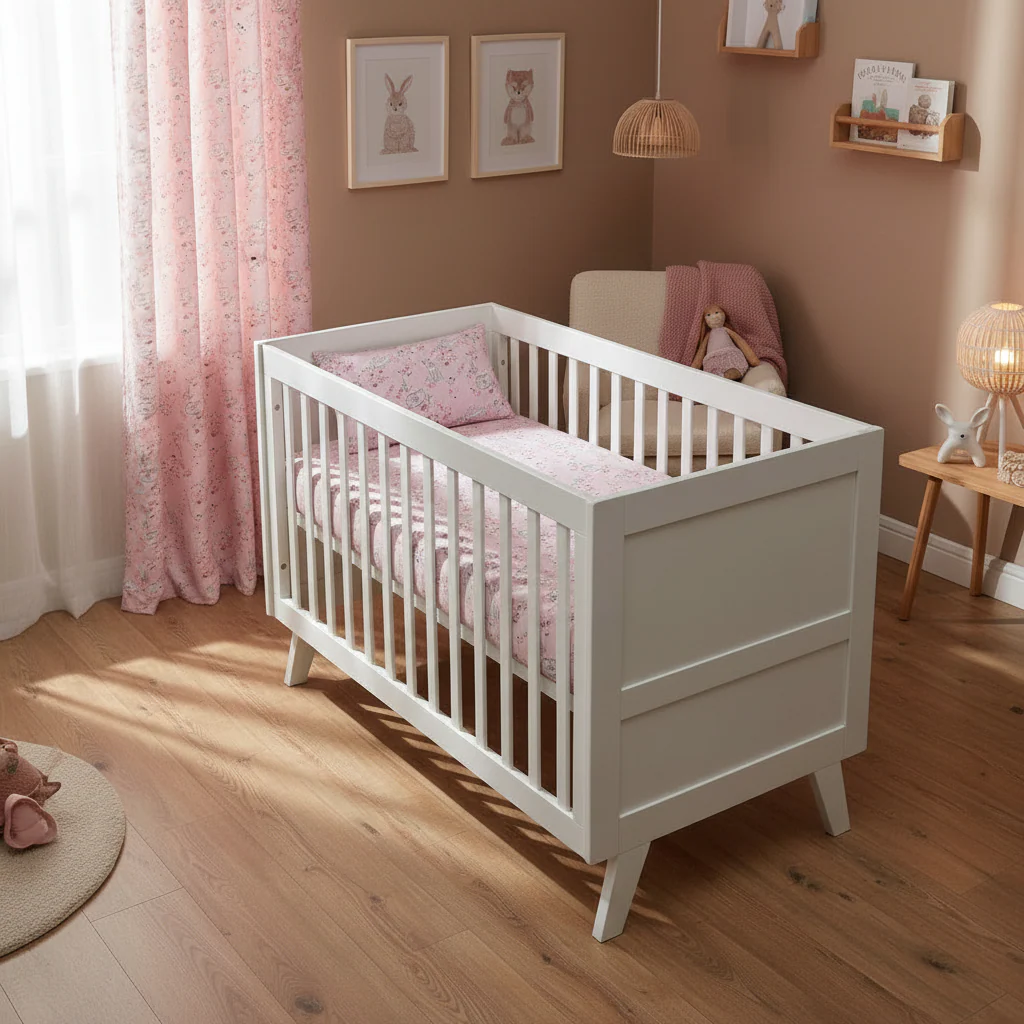 FORREST Organic Cotton Junior Bed Bedding Set – Reversible Quilt & Pillowcase - Meadowland - Image 3