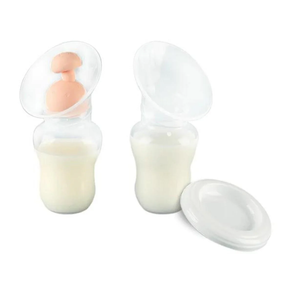 Fraupow Manual Breast Pump + Milk Collector