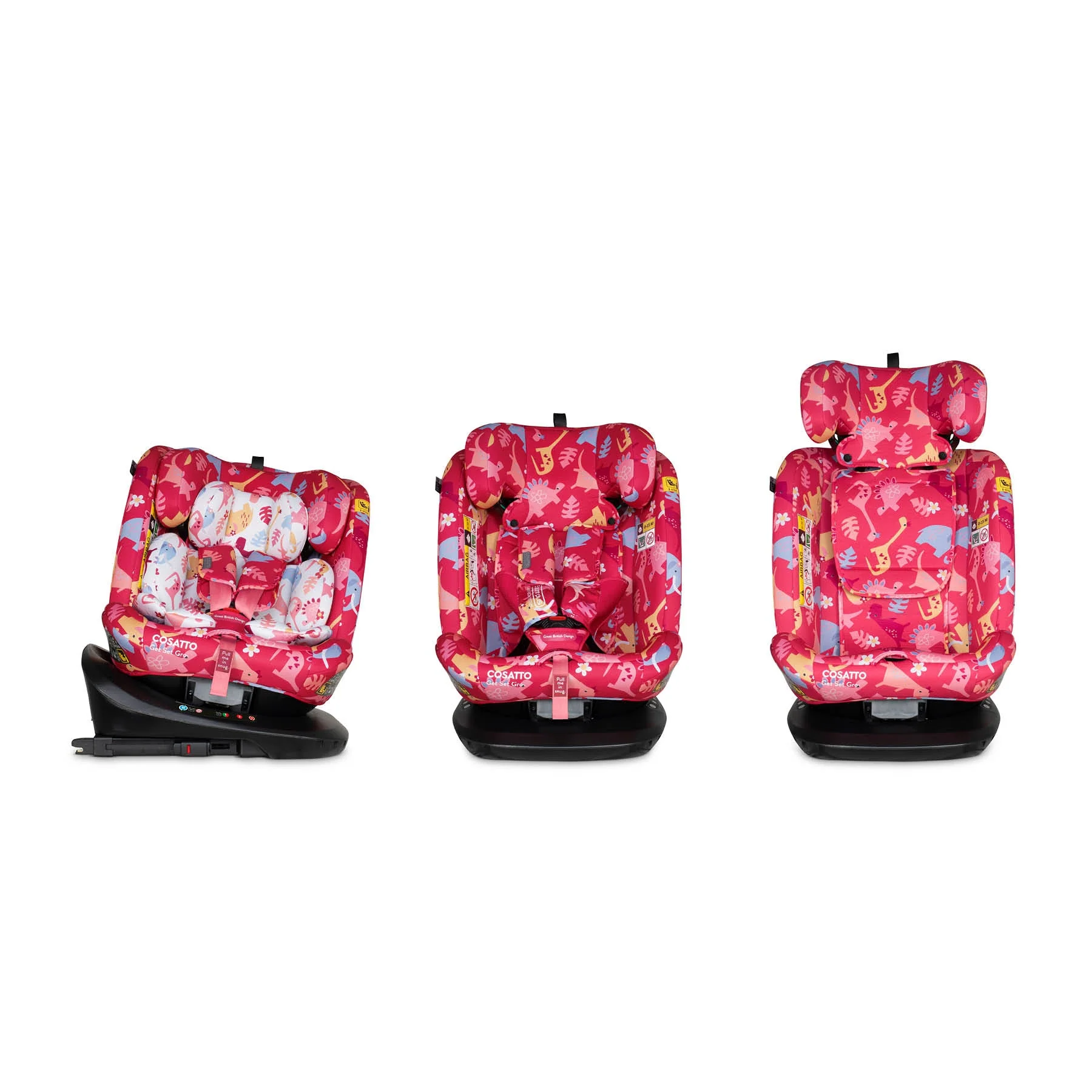 Get Set Gro i-Size 360 Car Seat Dino Delite - Image 7