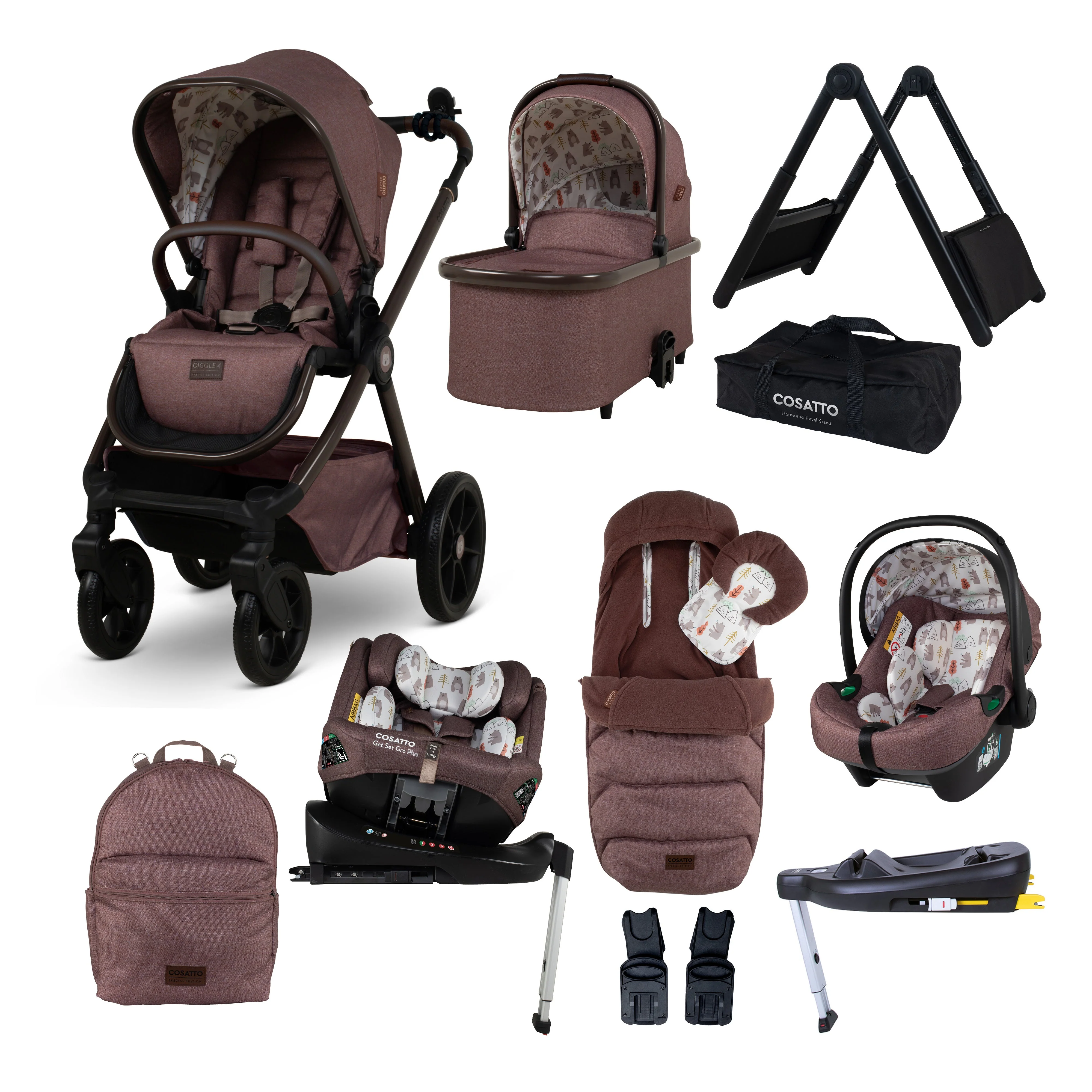 Giggle 4 Special Edition All Stage Home and Travel Bundle Bear Hug
