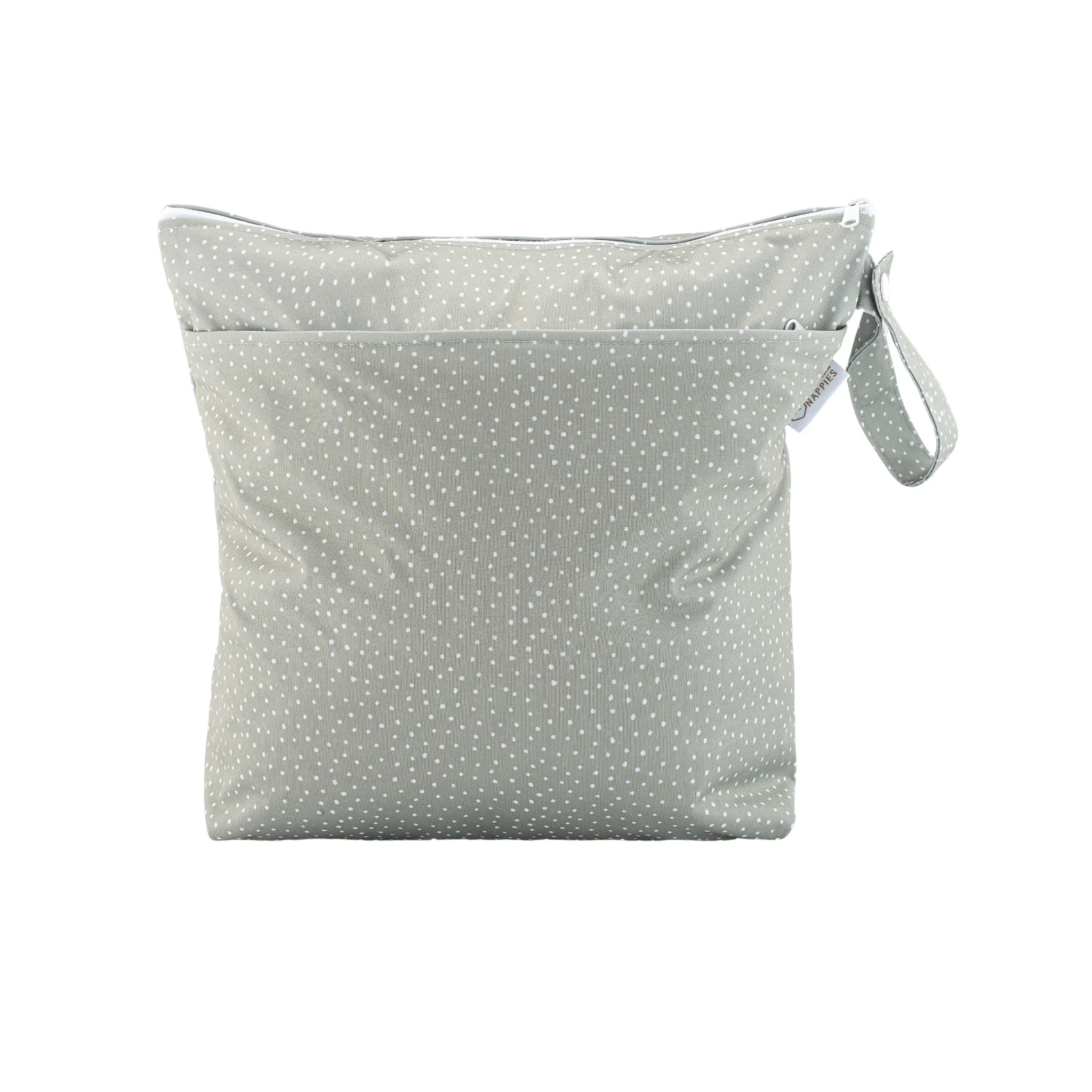 Grab & Go Nappy Wet Bags With Handle - Dottie Sage