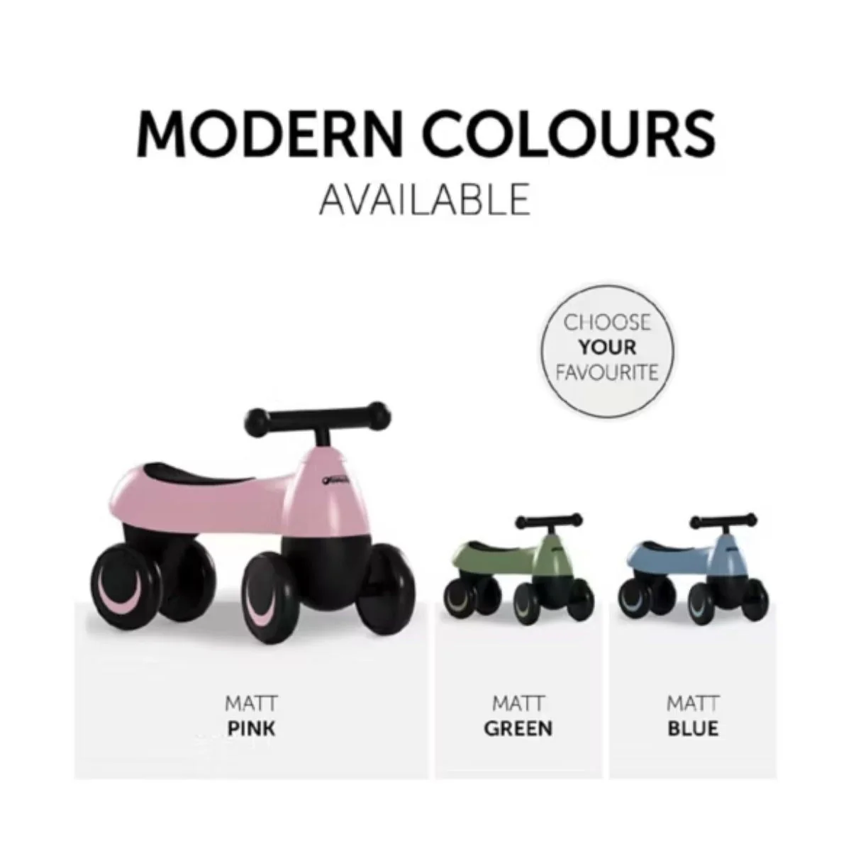 Hauck 1st Ride Four Ergonomic Ride-On Toy - Image 11