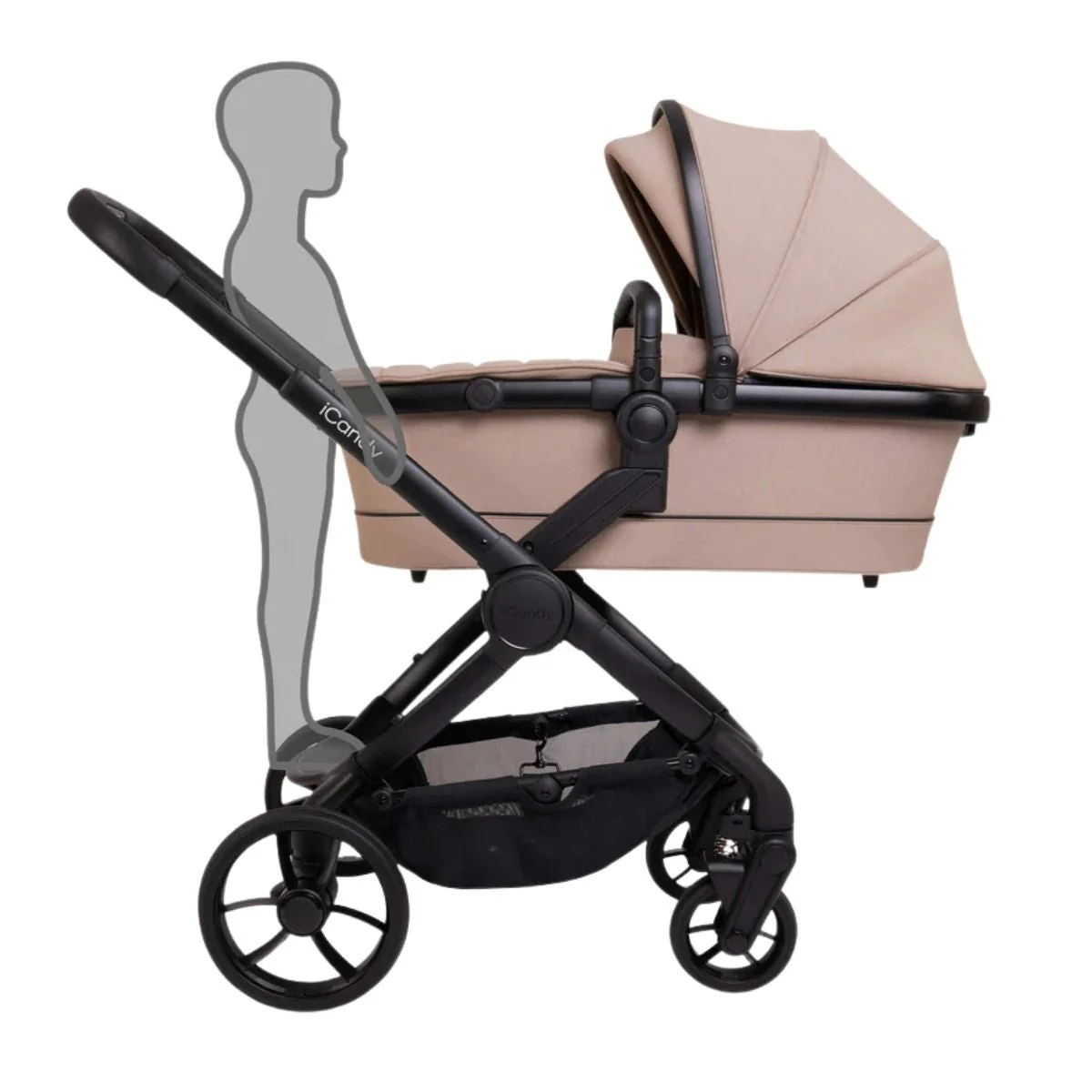 iCandy Peach 7 Combo Pram Set, Cookie - Image 4