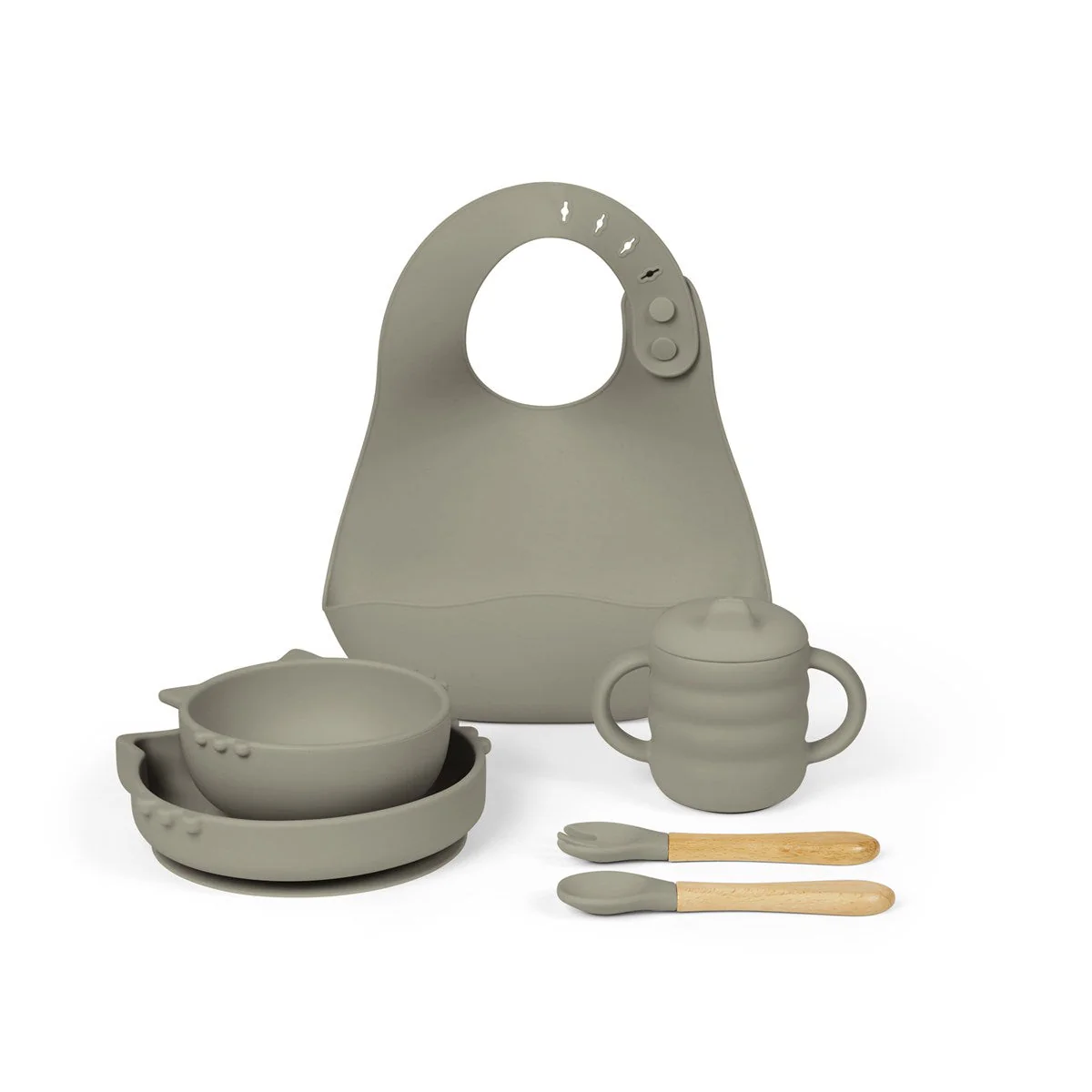Ickle Bubba 6 Piece Silicone Bib Feeding Set - Image 63
