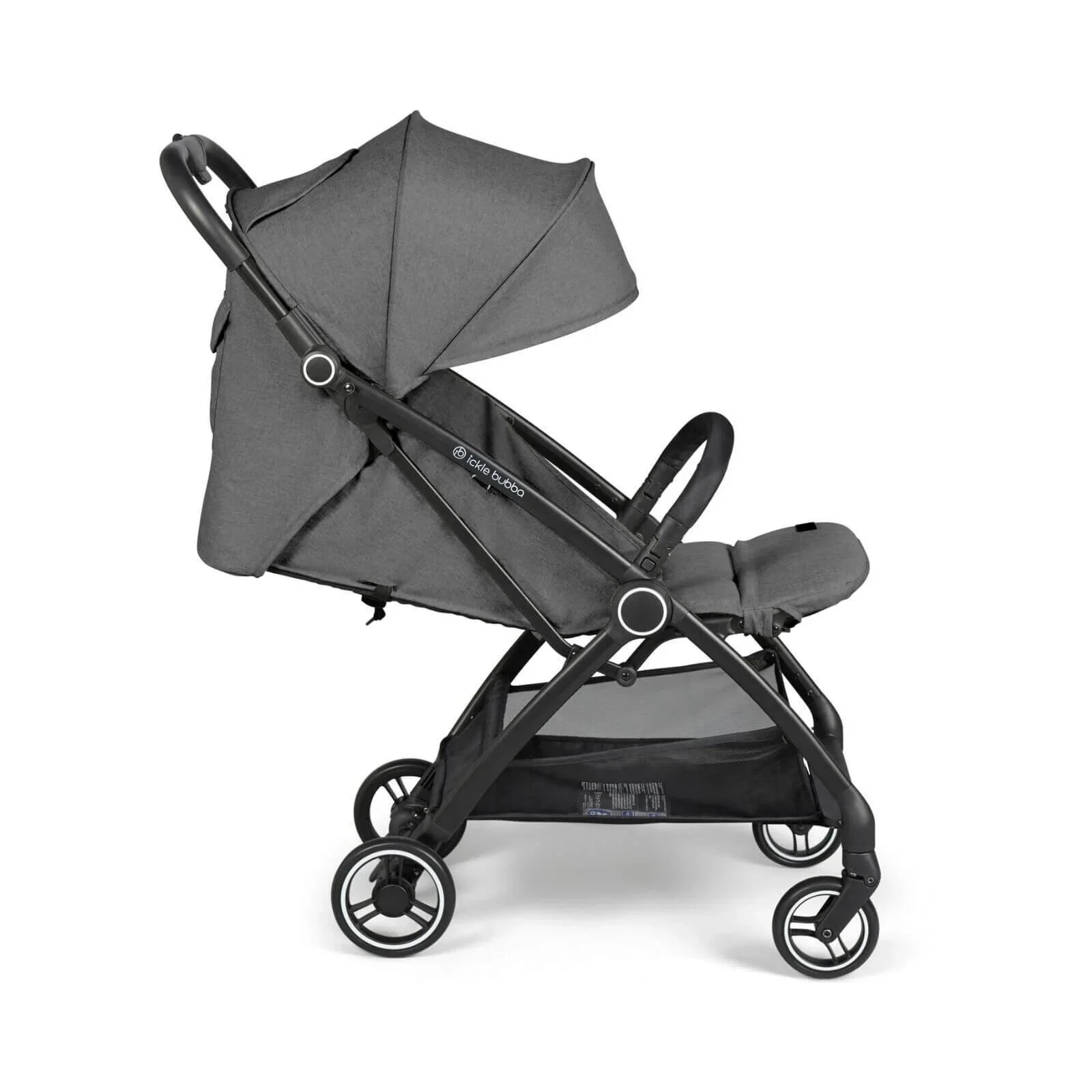 Ickle Bubba Aries Autofold Stroller - Graphite Grey - Image 5