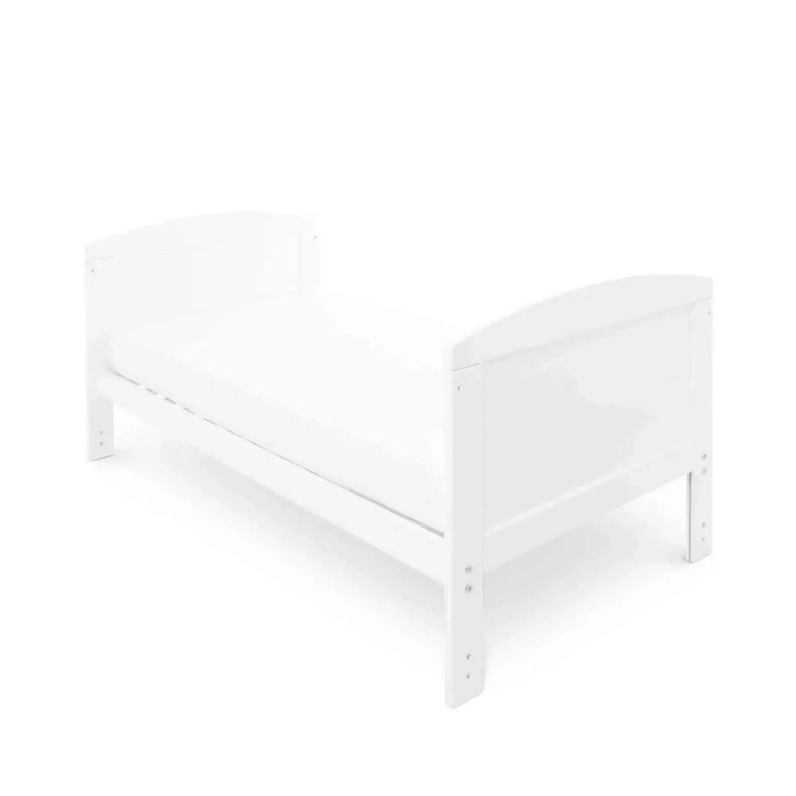 Ickle Bubba Coleby Classic Cot Bed & Under Drawer White - Without Mattress - Image 3
