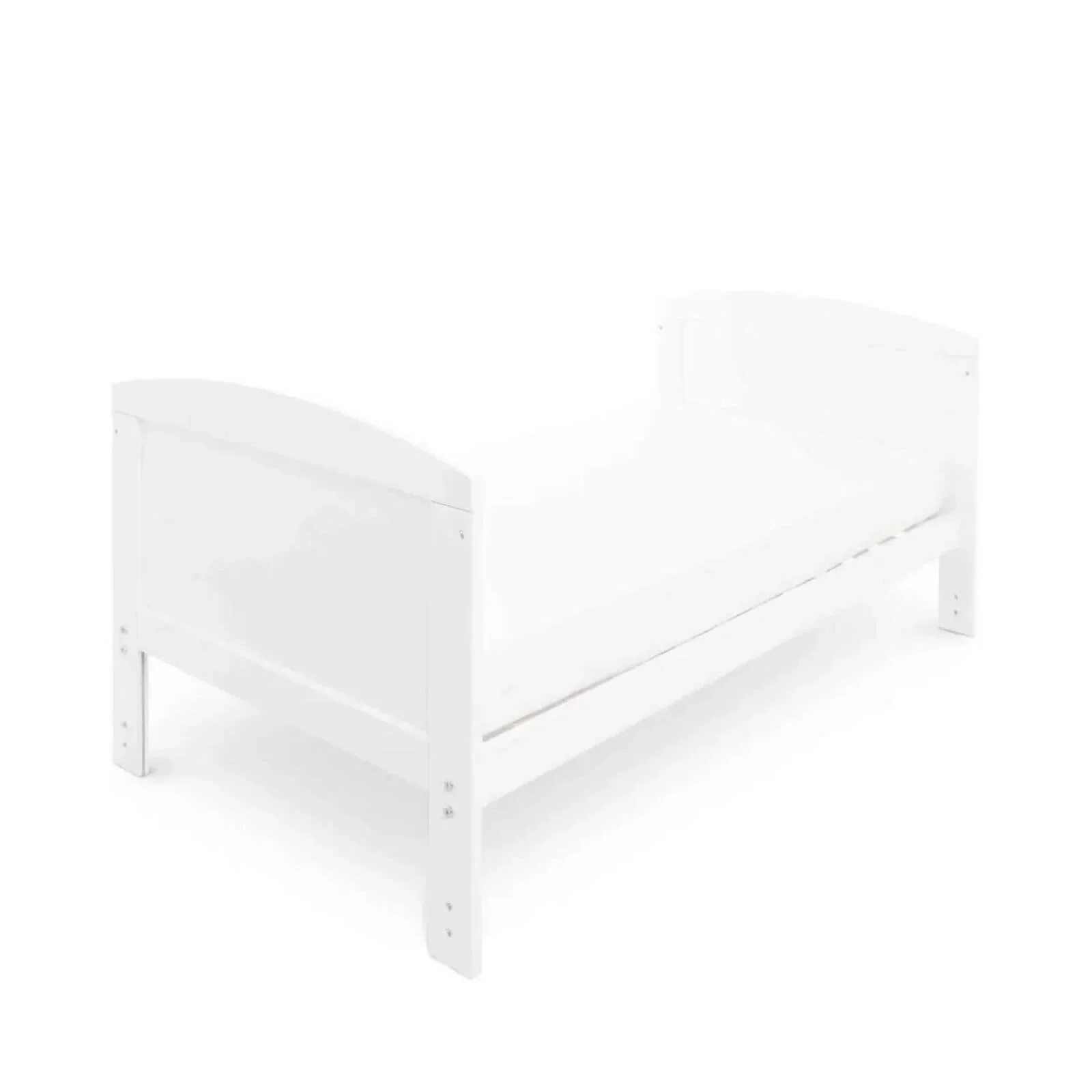 Ickle Bubba Coleby Classic Cot Bed White - Without Mattress - Image 2