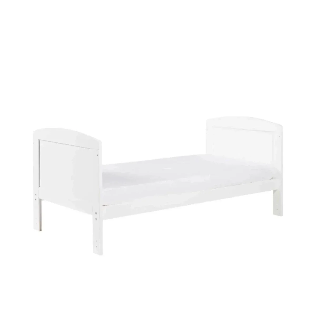 Ickle Bubba Coleby Scandi Cot Bed Scandi White - Without Mattress - Image 3