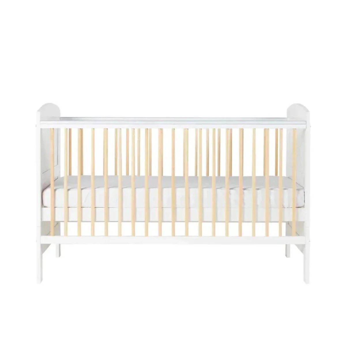 Ickle Bubba Coleby Scandi Cot Bed Scandi White - Without Mattress - Image 5