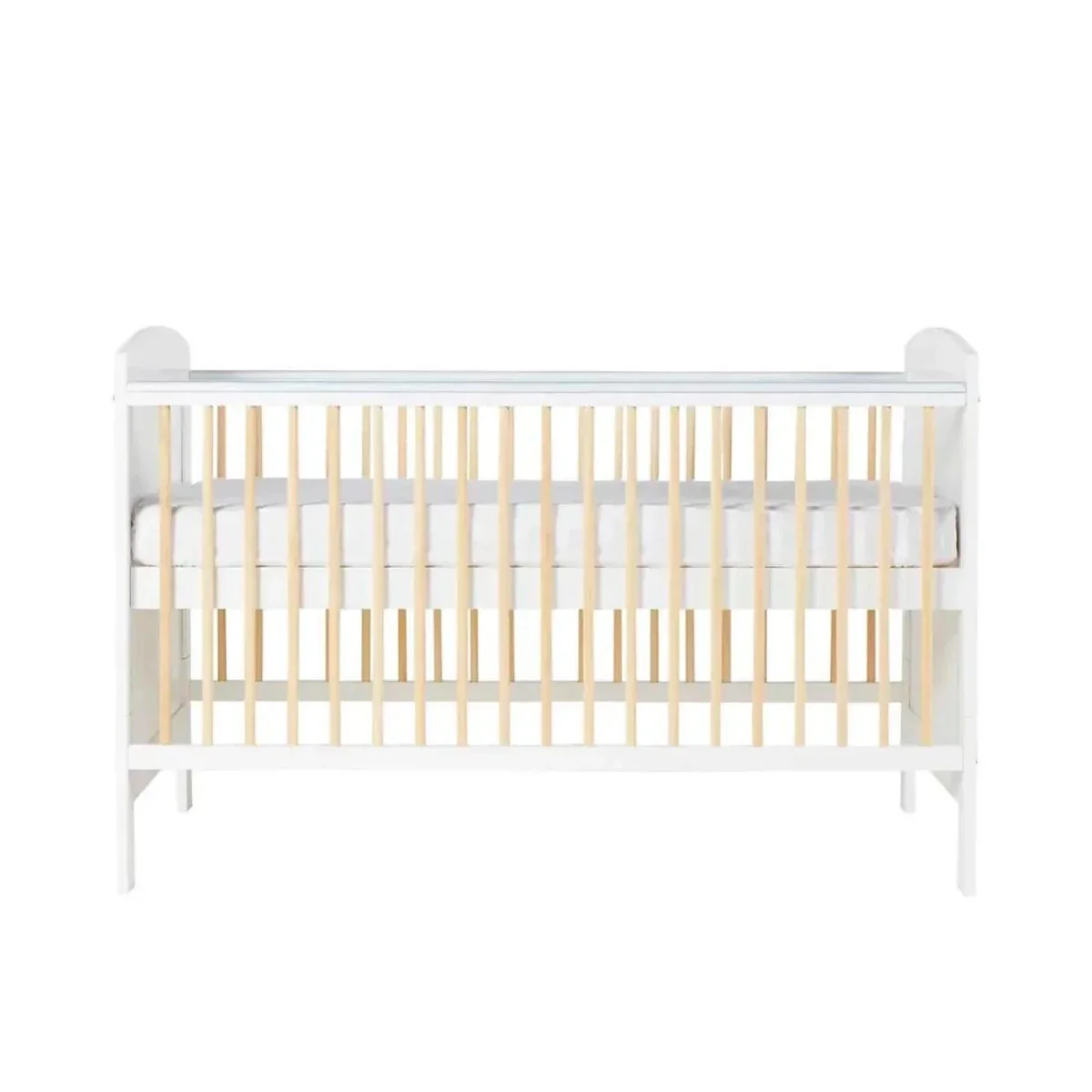 Ickle Bubba Coleby Scandi Cot Bed Scandi White - Without Mattress - Image 6