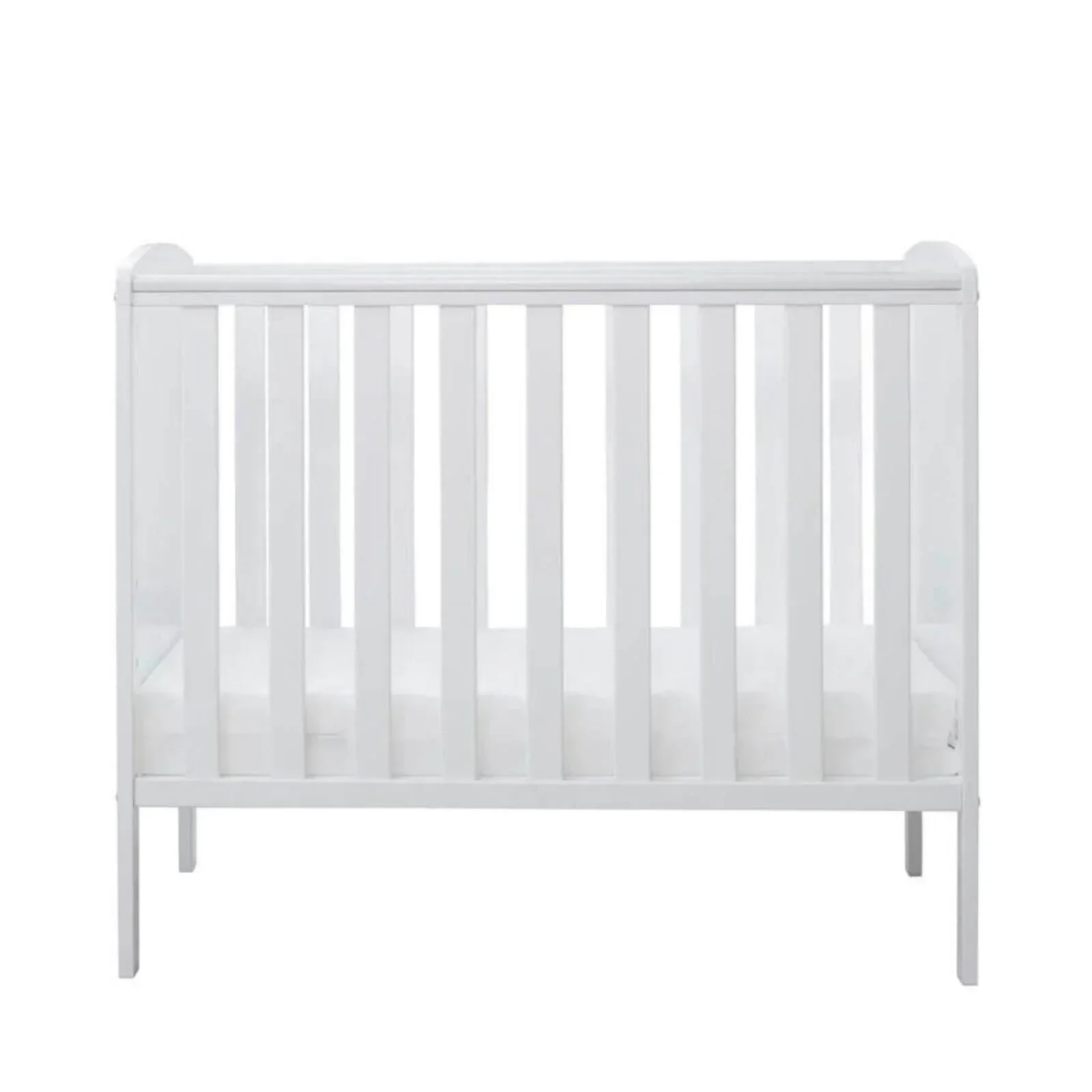 Ickle Bubba Coleby Space Saver Cot White - Without Mattress - Image 2