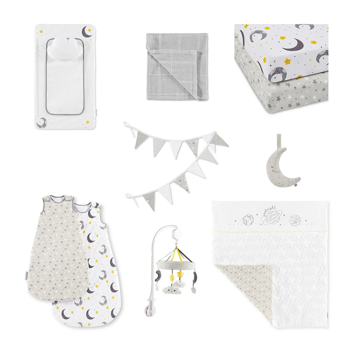Ickle Bubba Cosmic Aura Collection 10 Piece Nursery Starter Set - Image 2