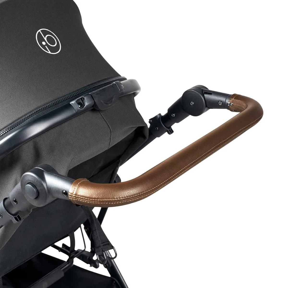Ickle Bubba Cosmo All-in-One i-Size Travel System with ISOFIX Base, Black / Graphite Grey / Tan - Image 17