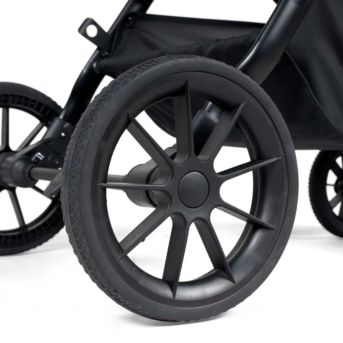 Ickle Bubba Cosmo All-in-One i-Size Travel System with ISOFIX Base, Black / Graphite Grey / Tan - Image 18