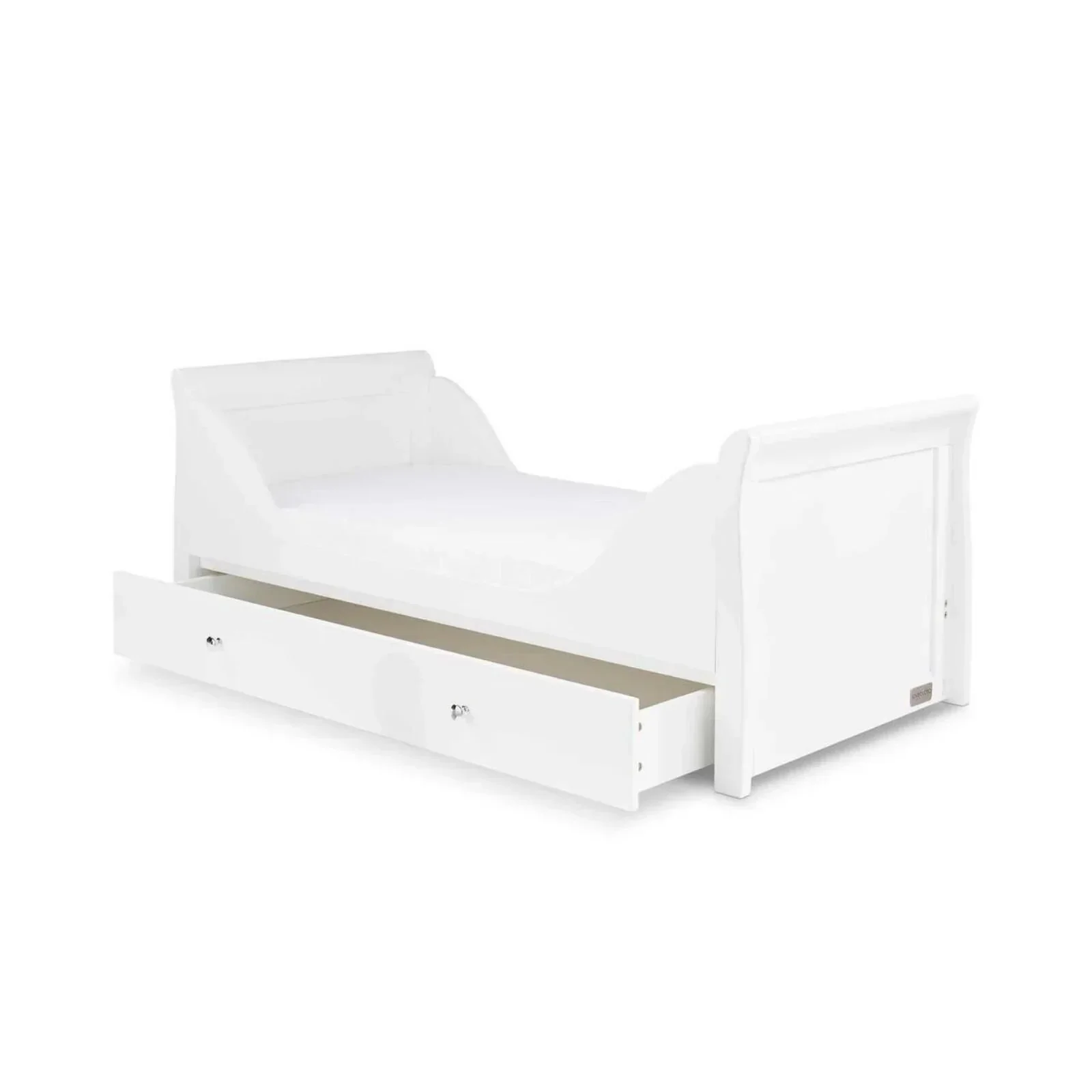 Ickle Bubba Snowdon Classic Cot Bed White - Premium Sprung Mattress - Image 10
