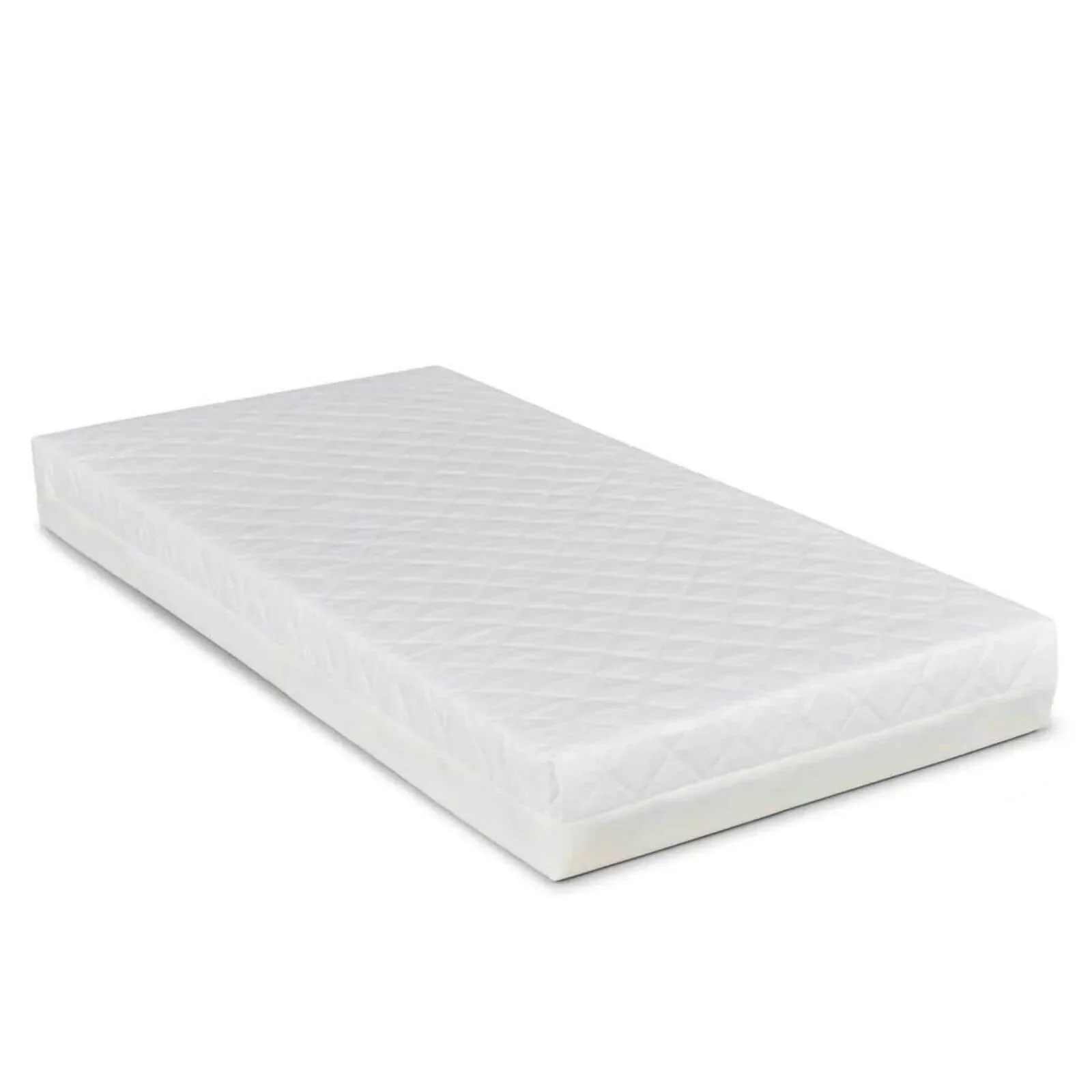 Ickle Bubba Snowdon Mini Cot Bed White - Premium Sprung Mattress - Image 2