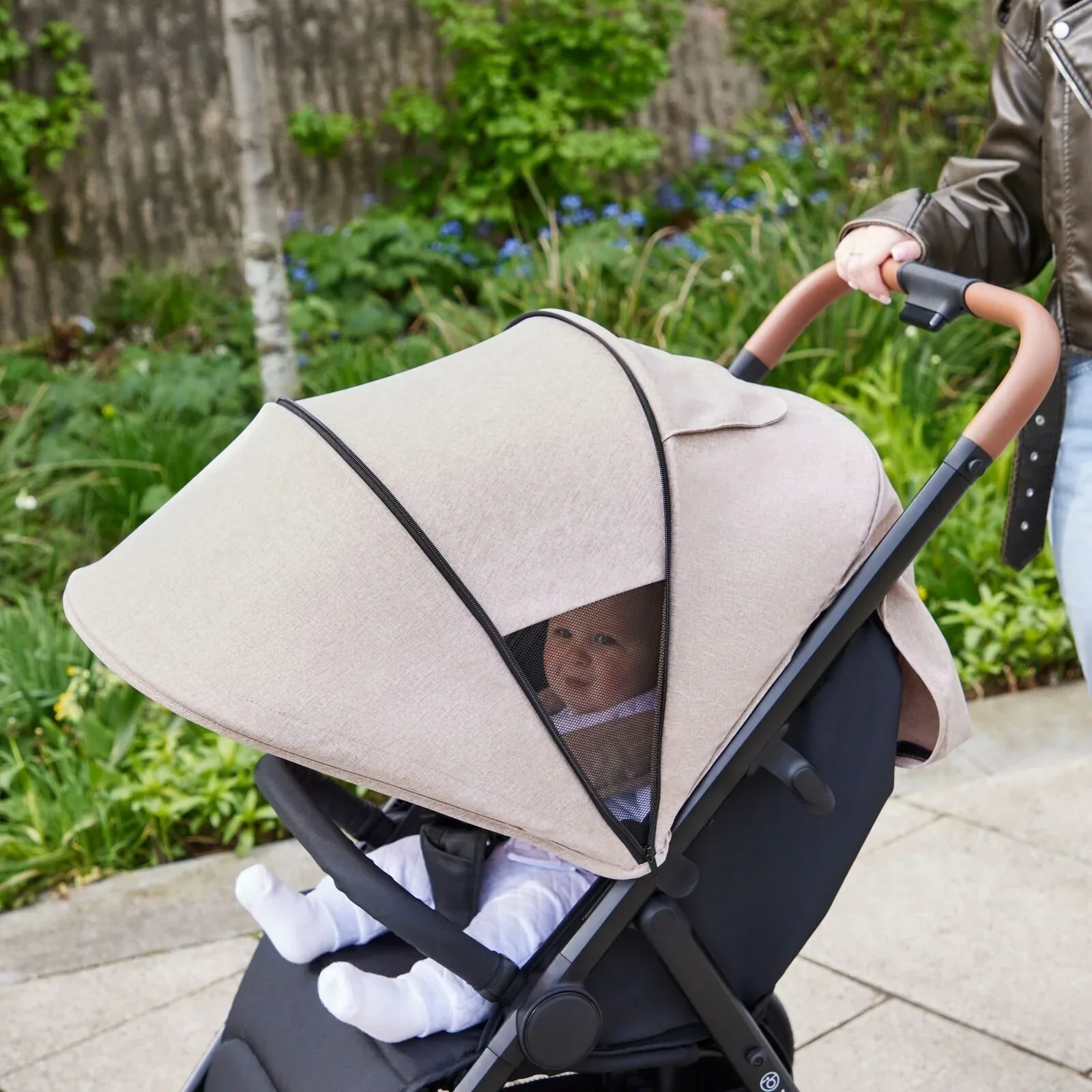 Ickle Bubba Stomp Stride Max Stroller - Desert - Image 16