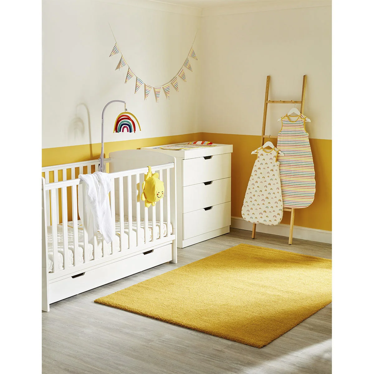 Ickle Bubba The Rainbow Dreams Collection 10 Piece Nursery Starter Set - Image 15