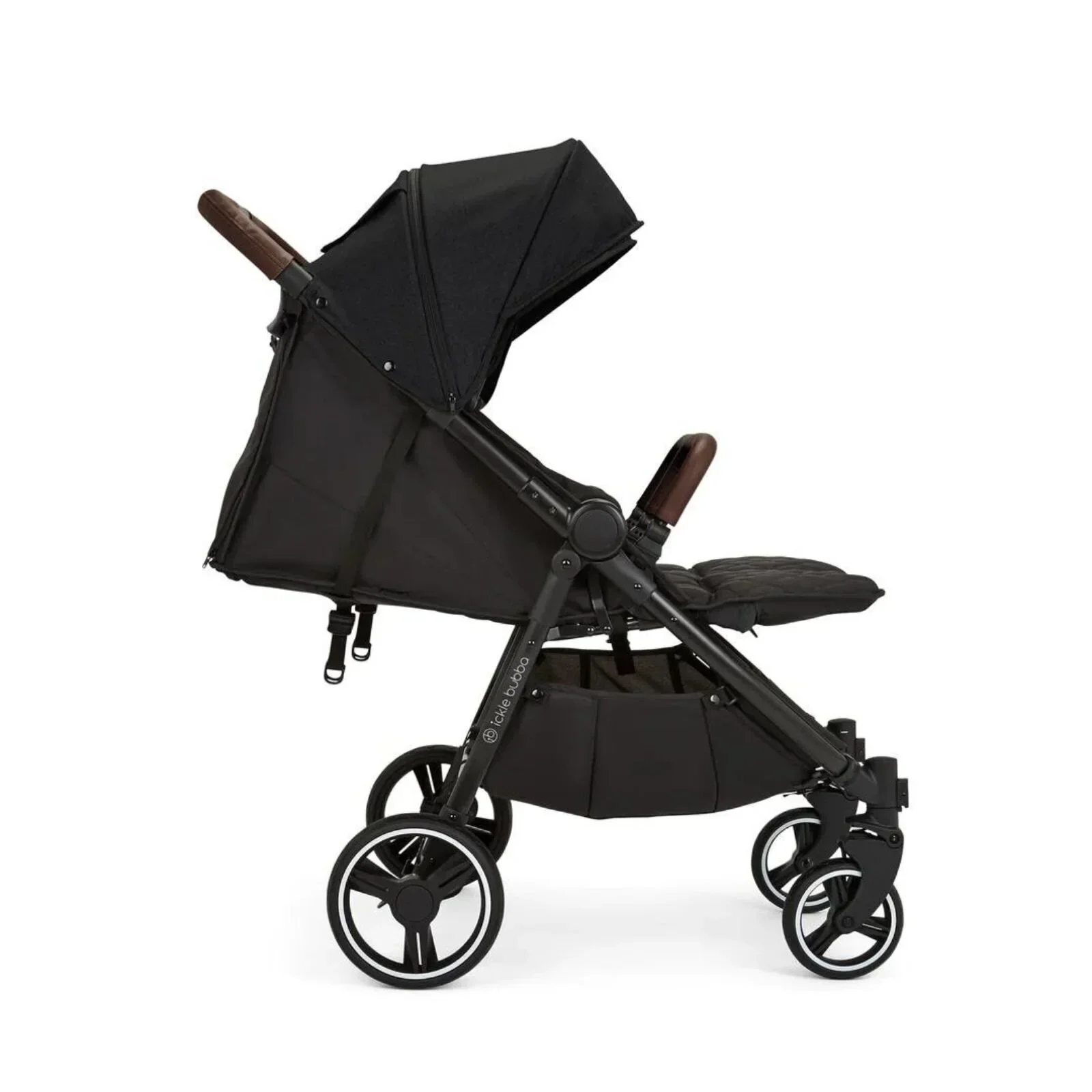 Ickle Bubba Venus Double Stroller - Black - Image 2