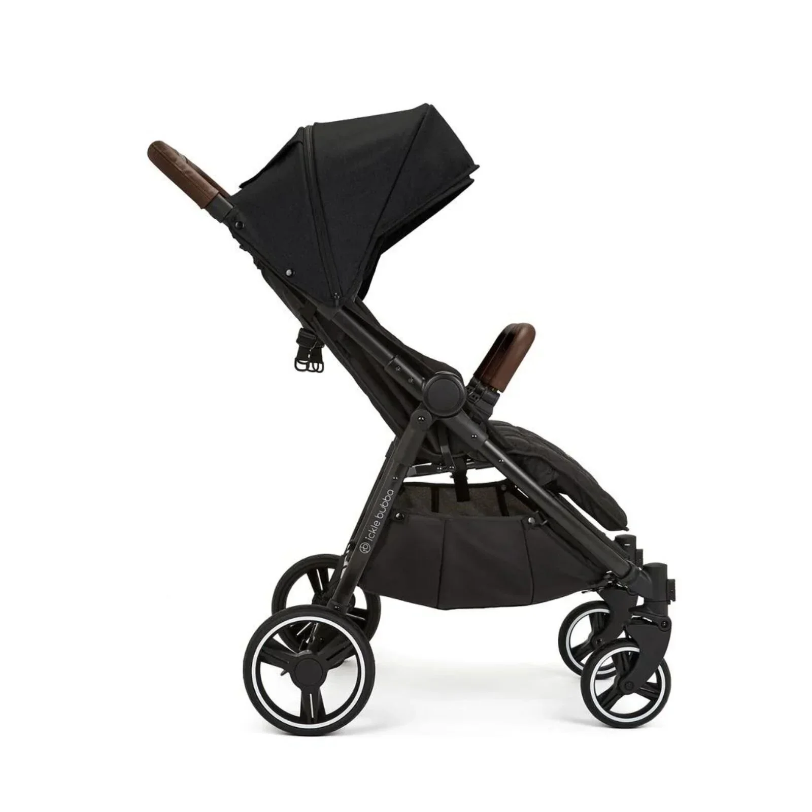 Ickle Bubba Venus Double Stroller - Black - Image 4