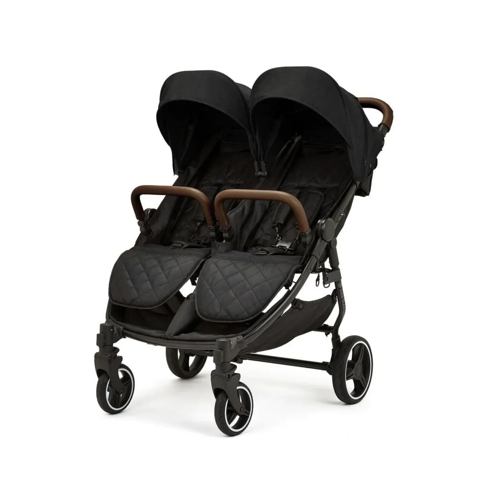 Ickle Bubba Venus Max Double Stroller - Black - Image 2