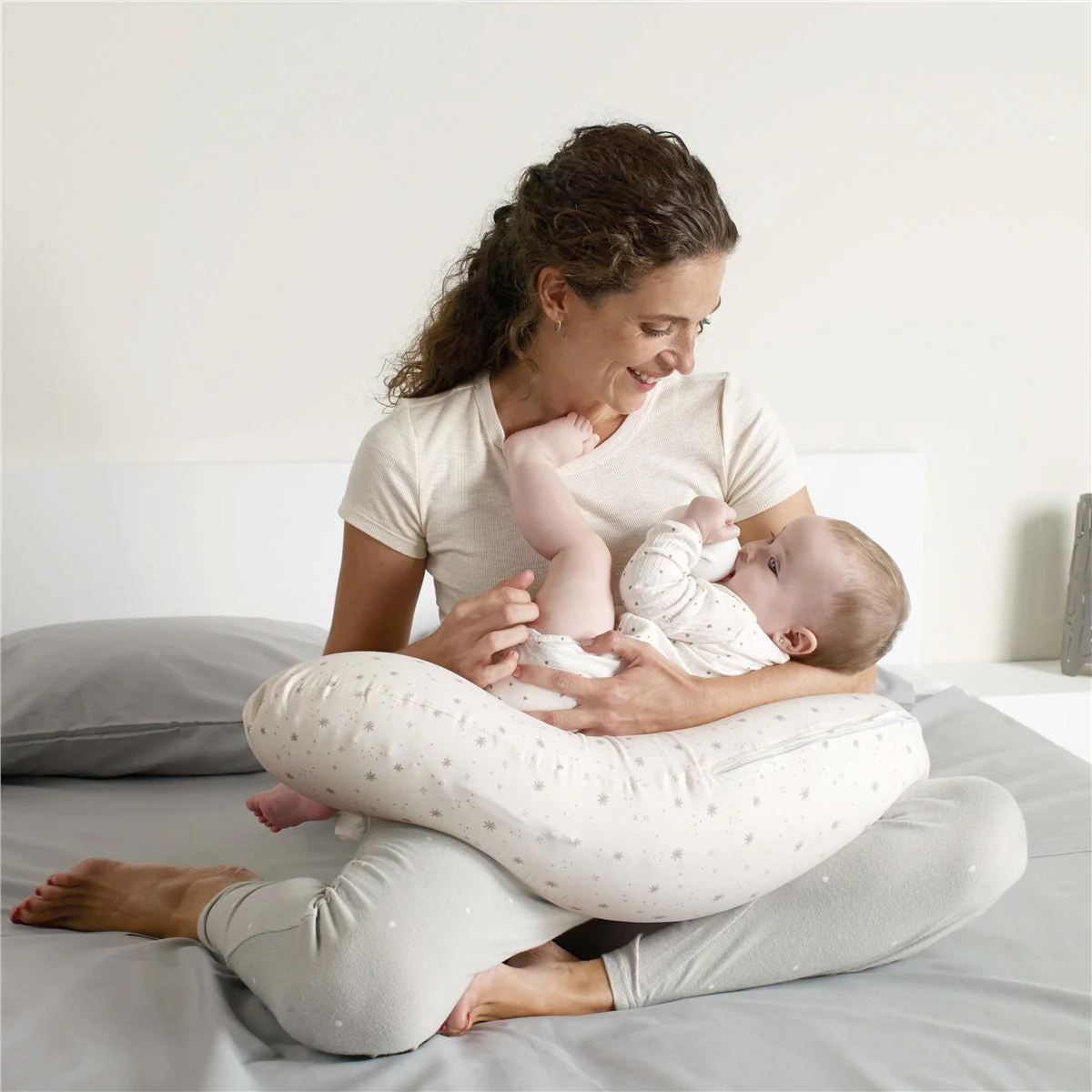 Jane 4in1 Mother Cushion & Baby Hammock, Lazuli Blue - Image 8