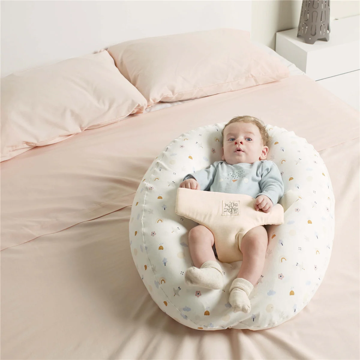 Jane 4in1 Mother Cushion & Baby Hammock, Lazuli Blue - Image 9