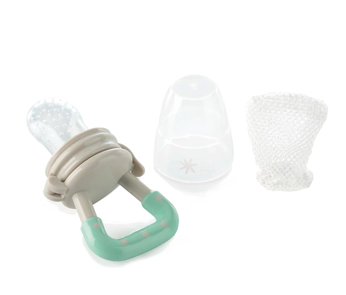 Jane Anti-Choking Feeder with Silicone and Net Teat, Mint - Image 2