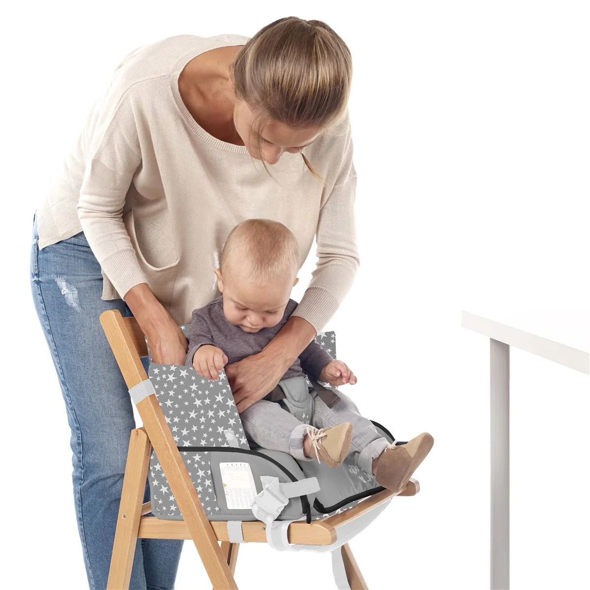 Jane Avant Travel Highchair with Storage, Botanic - Image 5