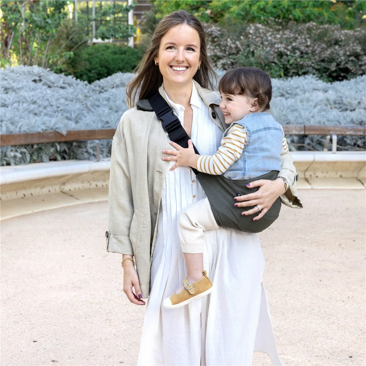 Jane Catch Lightweight Hip Baby Carrier for toddlers aged 9 to 48 months, Botanic - Image 3