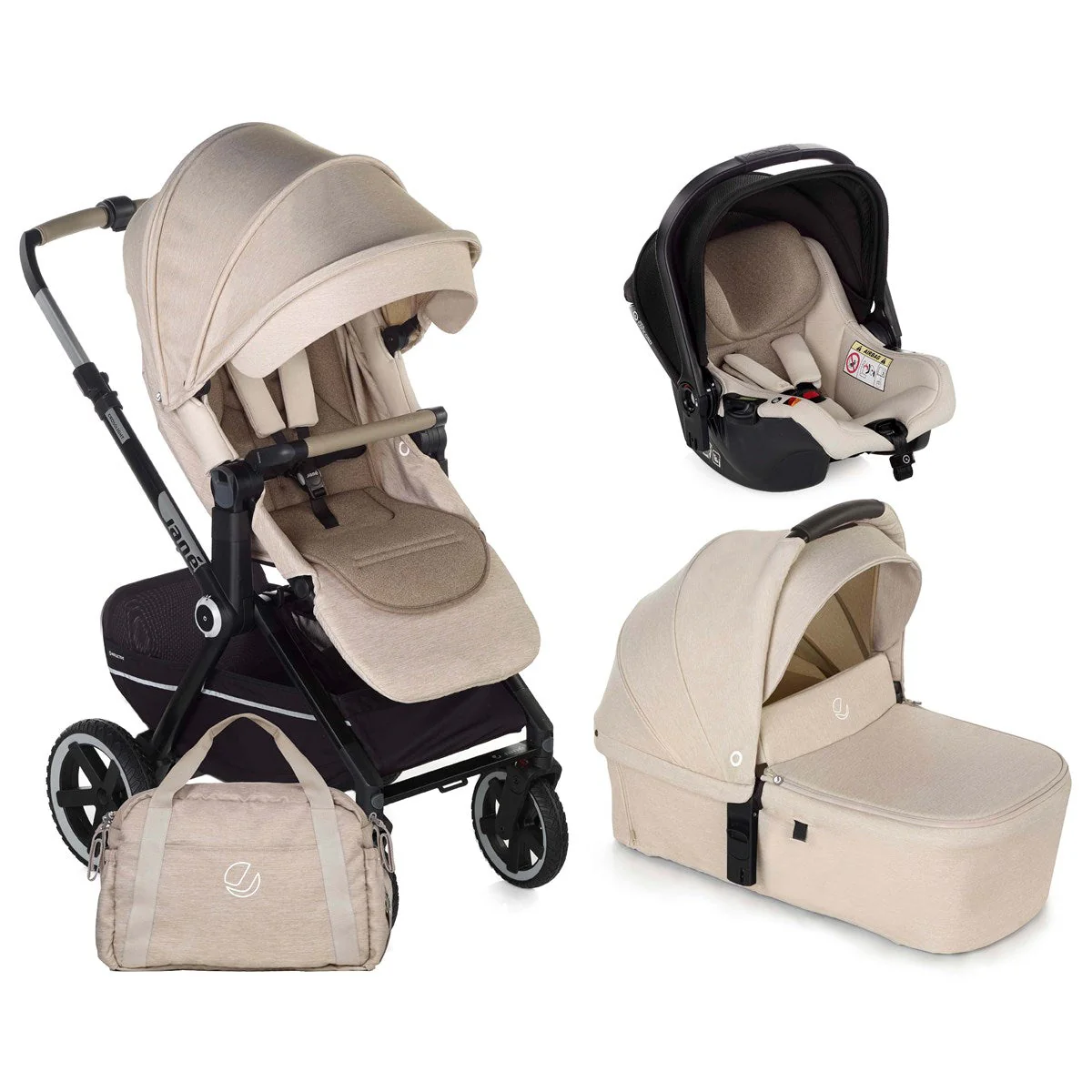 Jane Crosslight 3, 3-in-1 Travel System with Sweet Carrycot & Koos iSize Car Seat Bundle - Image 31