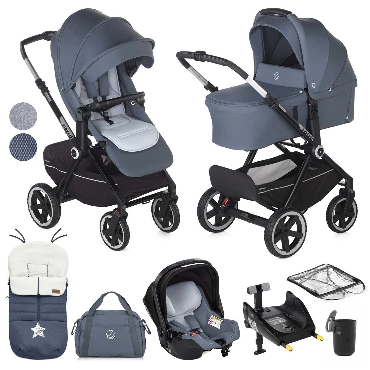Jane Crosslight-3 + Sweet + Koos iSize, 10 Piece Travel System Bundle - Image 52