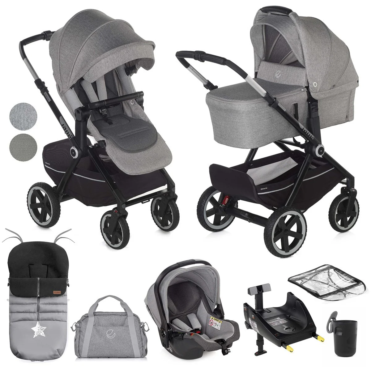 Jane Crosslight-3 + Sweet + Koos iSize, 10 Piece Travel System Bundle - Image 55