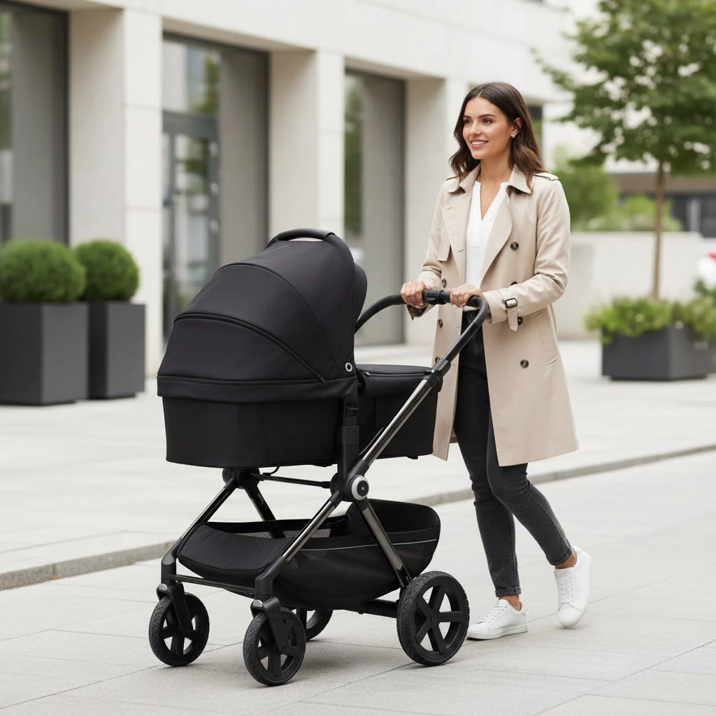 Jane Crosslight-3 Trio Fix with iKonic-2 Birth-4 Year Swivel Car Seat Bundle - Image 39