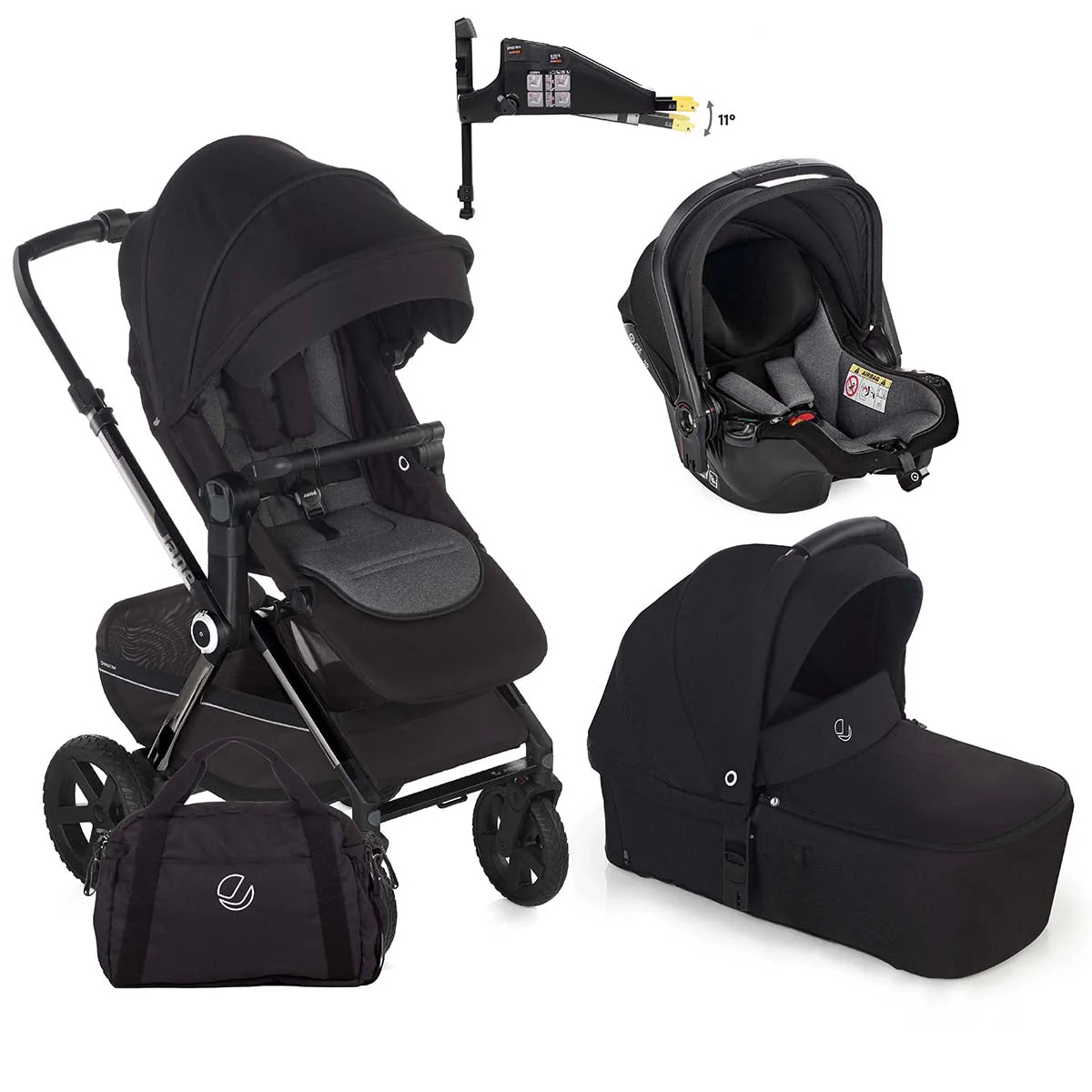 Jane Crosslight-3 Trio Koos Travel System, Special Edition Silver Shadow - Image 5