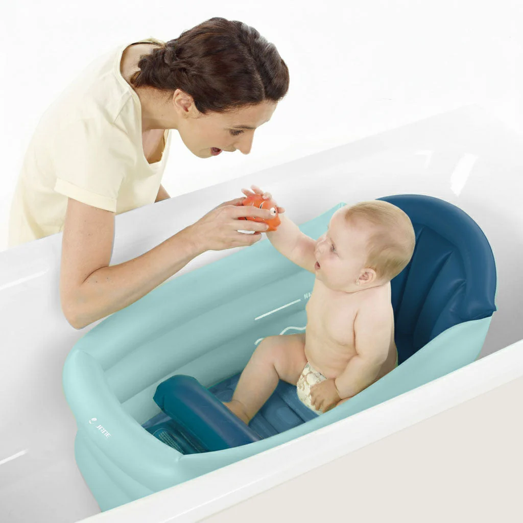 Jane Deluxe Inflatable Baby Bath with 3 Positions 30L - Aquarel Blue - Image 2