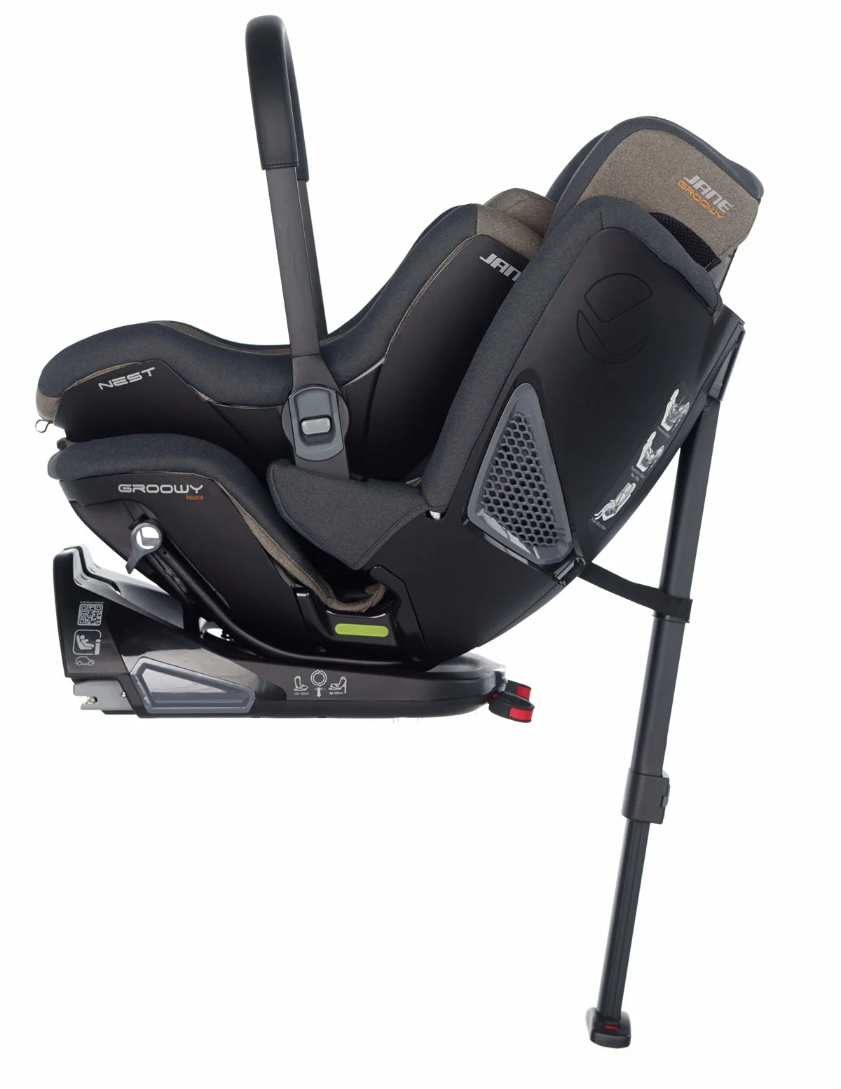 Jane Groowy + Nest i-Size Car Seat 40-150cm, 0-12 Years ERF - Image 11