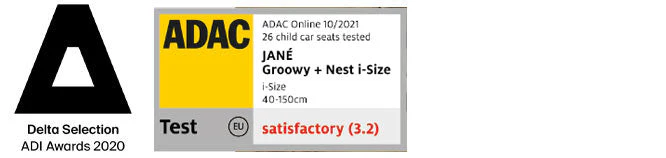 Jane Groowy + Nest i-Size Car Seat 40-150cm, 0-12 Years ERF - Image 38
