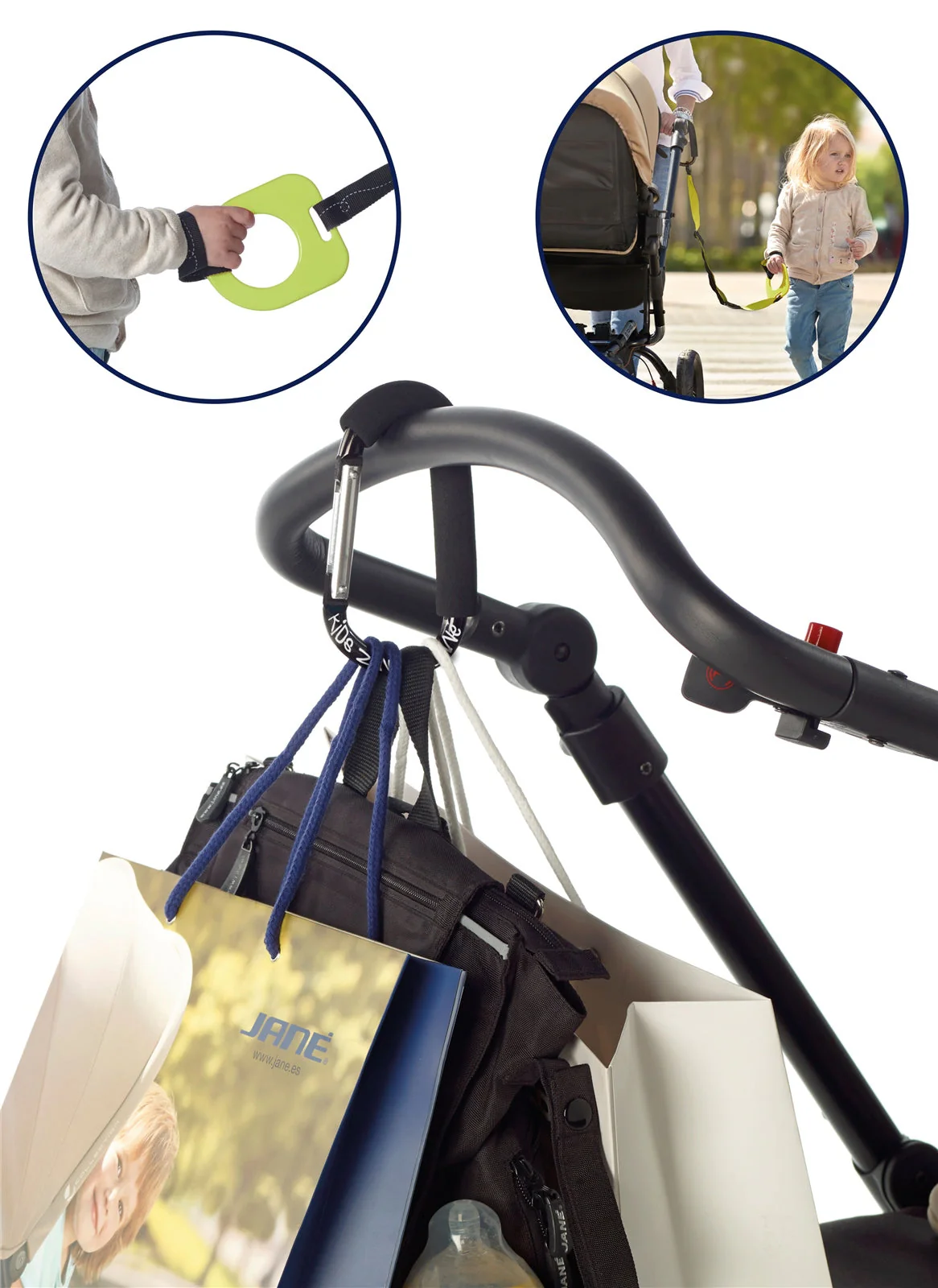 Jane Hang & Go Harness with Carabiner Clip for Shopping Bags - Image 2