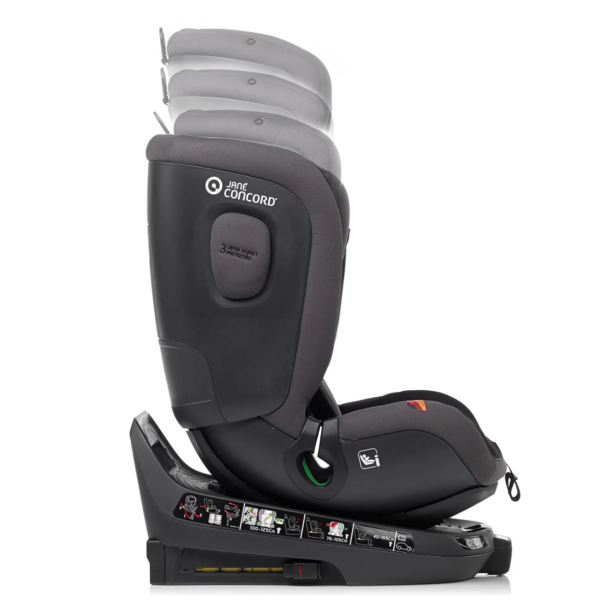Jane iTourer 360° Swivel i-Size Car Seat, 40-125cm, 0-7 Years - Image 28