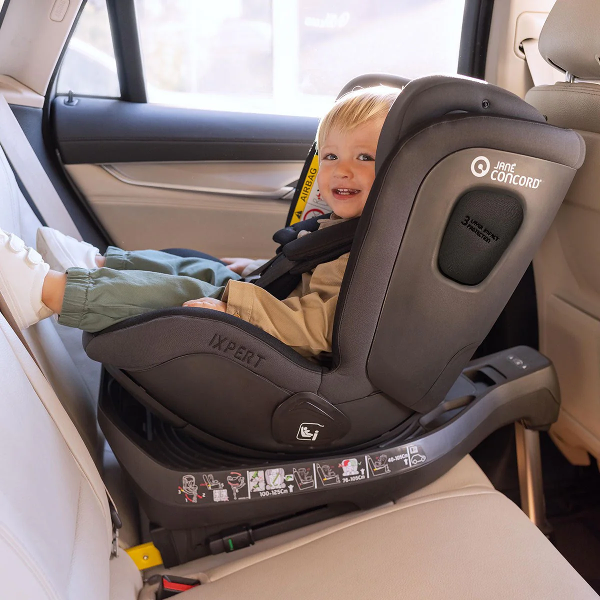 Jane iXpert 360° Swivel i-Size Car Seat 40-105cm, 0-4 Years - Image 2