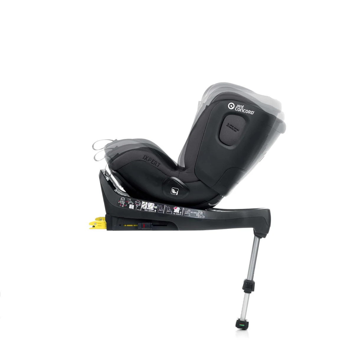 Jane iXpert 360° Swivel i-Size Car Seat 40-105cm, 0-4 Years - Image 24