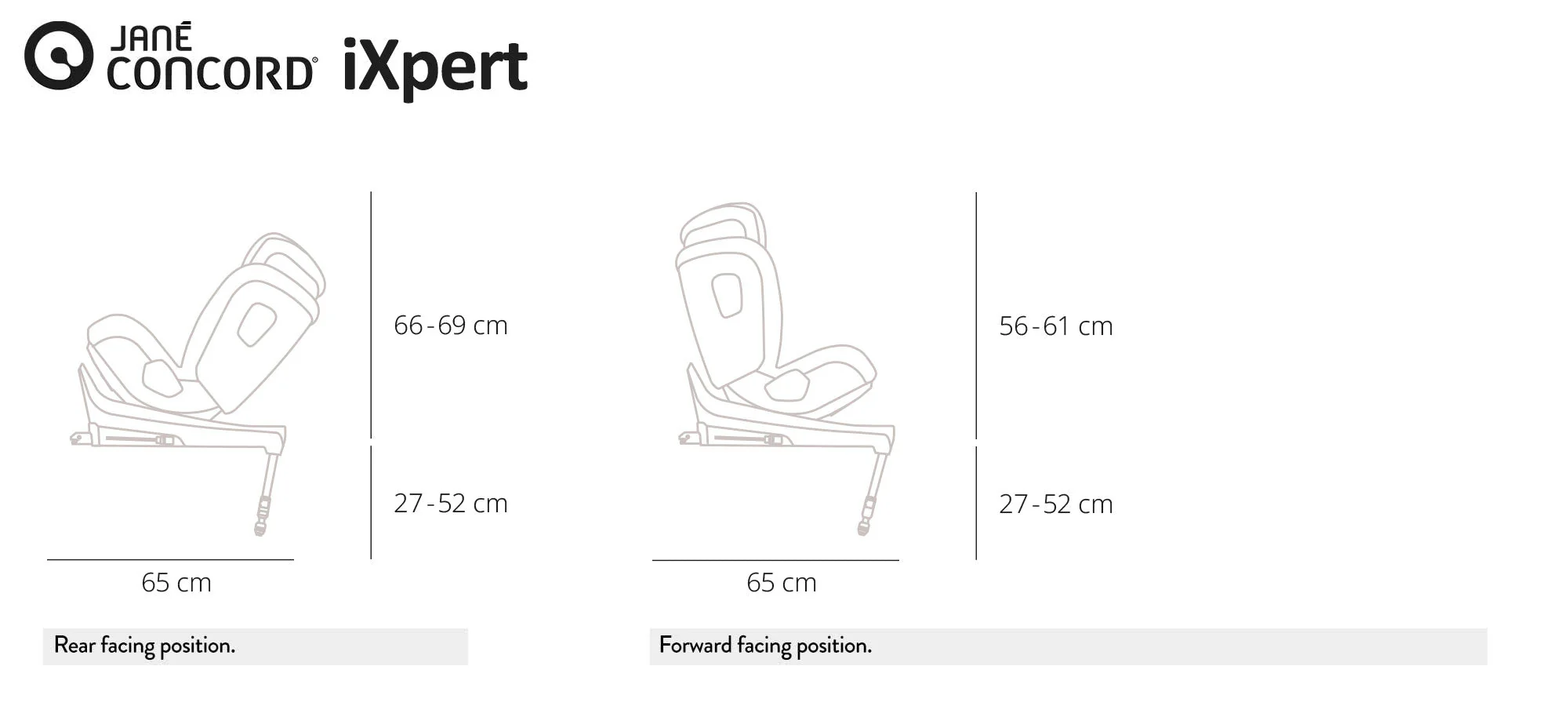 Jane iXpert 360° Swivel i-Size Car Seat 40-105cm, 0-4 Years - Image 34