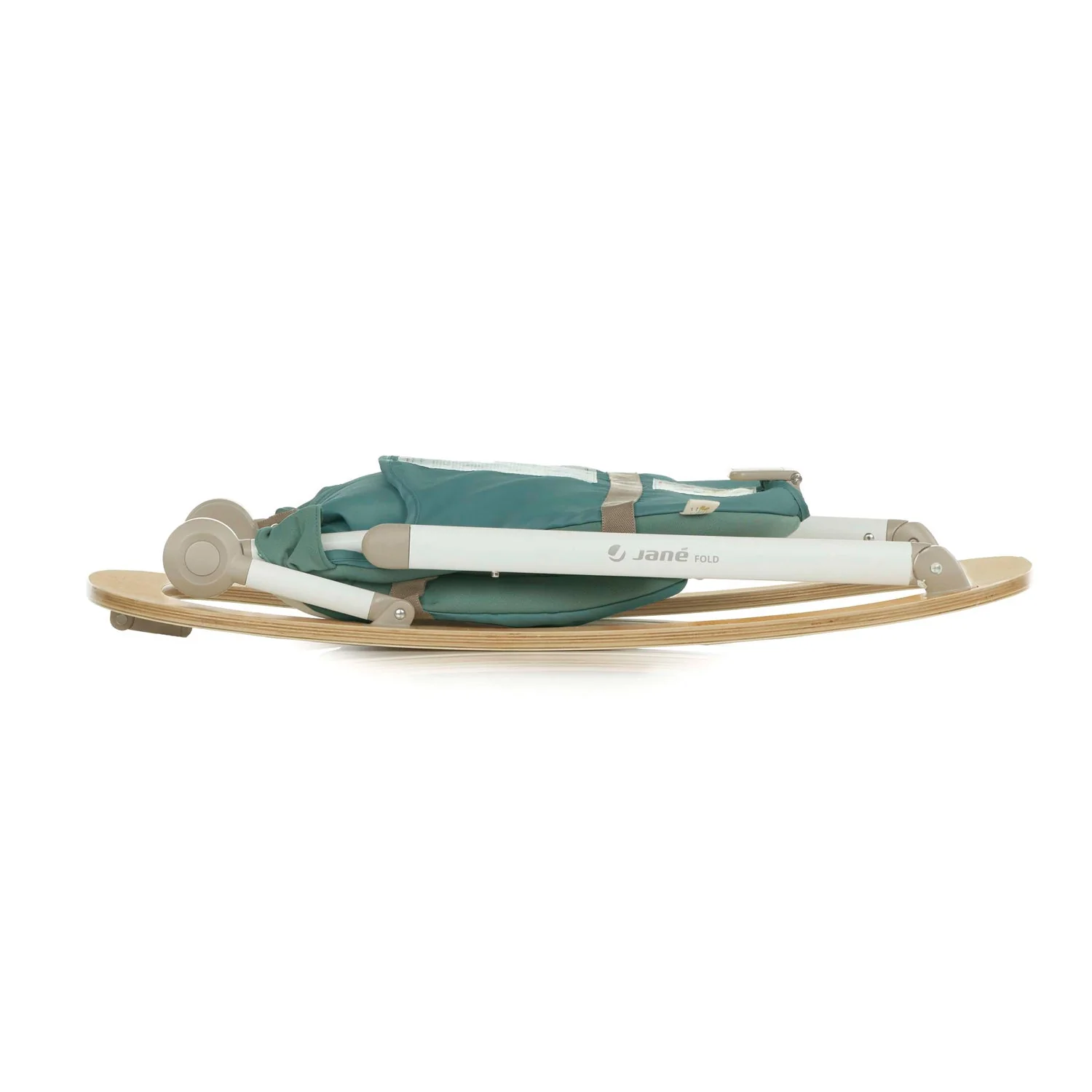 Jane Kalm Wooden Hammock – Natural Birch Rocker with Soft Padded Insert, Botanic - Image 4