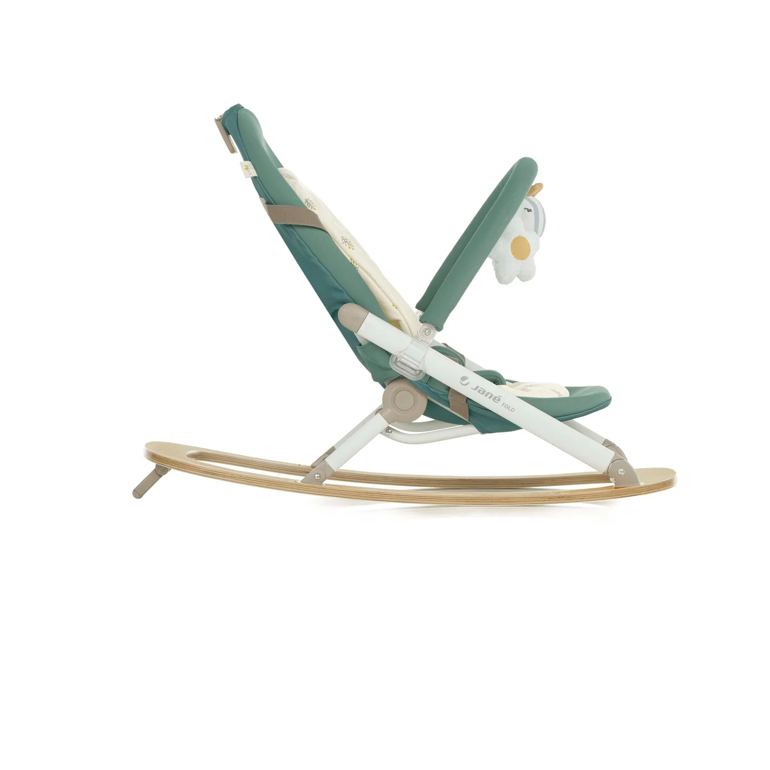 Jane Kalm Wooden Hammock – Natural Birch Rocker with Soft Padded Insert, Desert - Image 5