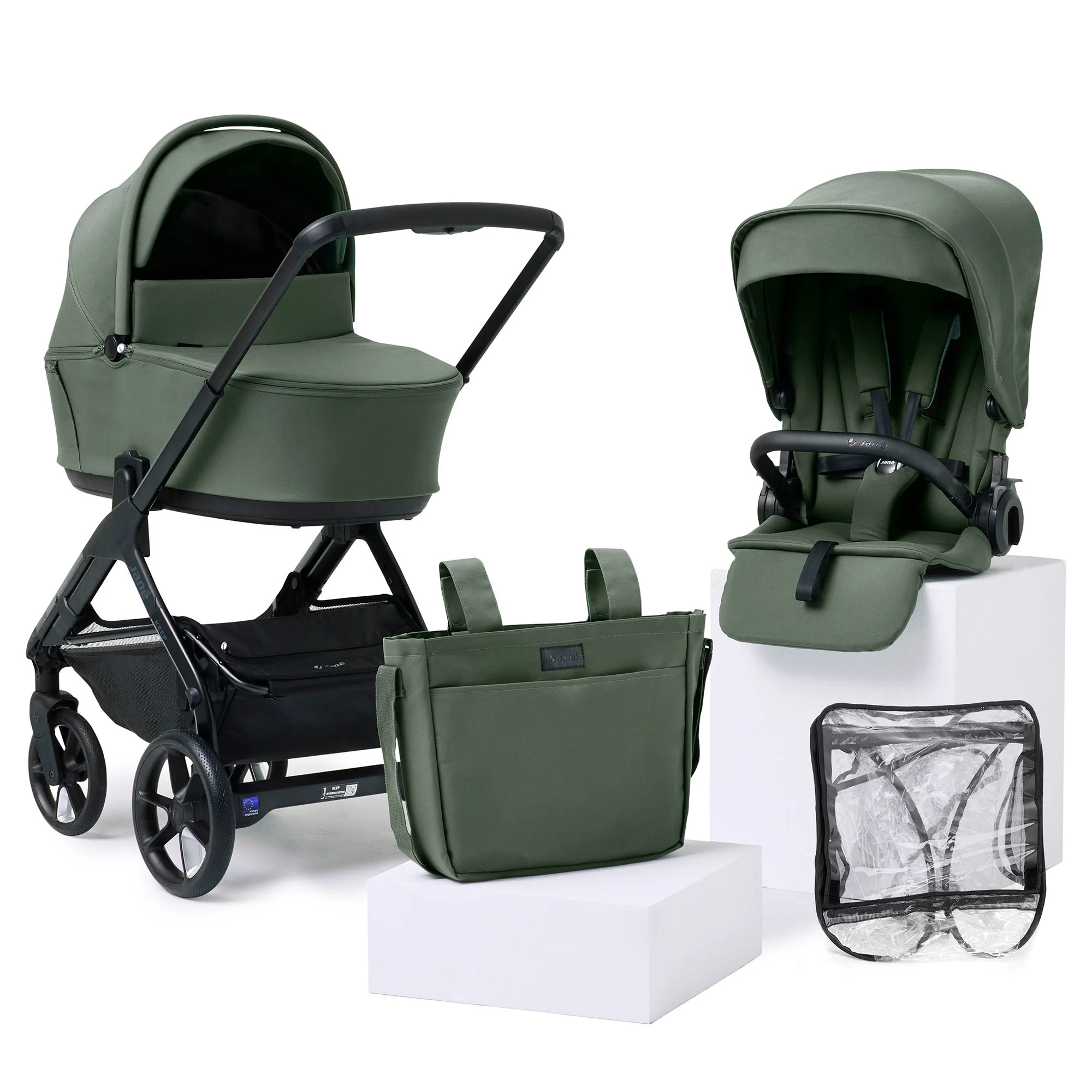 Jane Keep 3in1 + Sleep Carrycot, Botanic