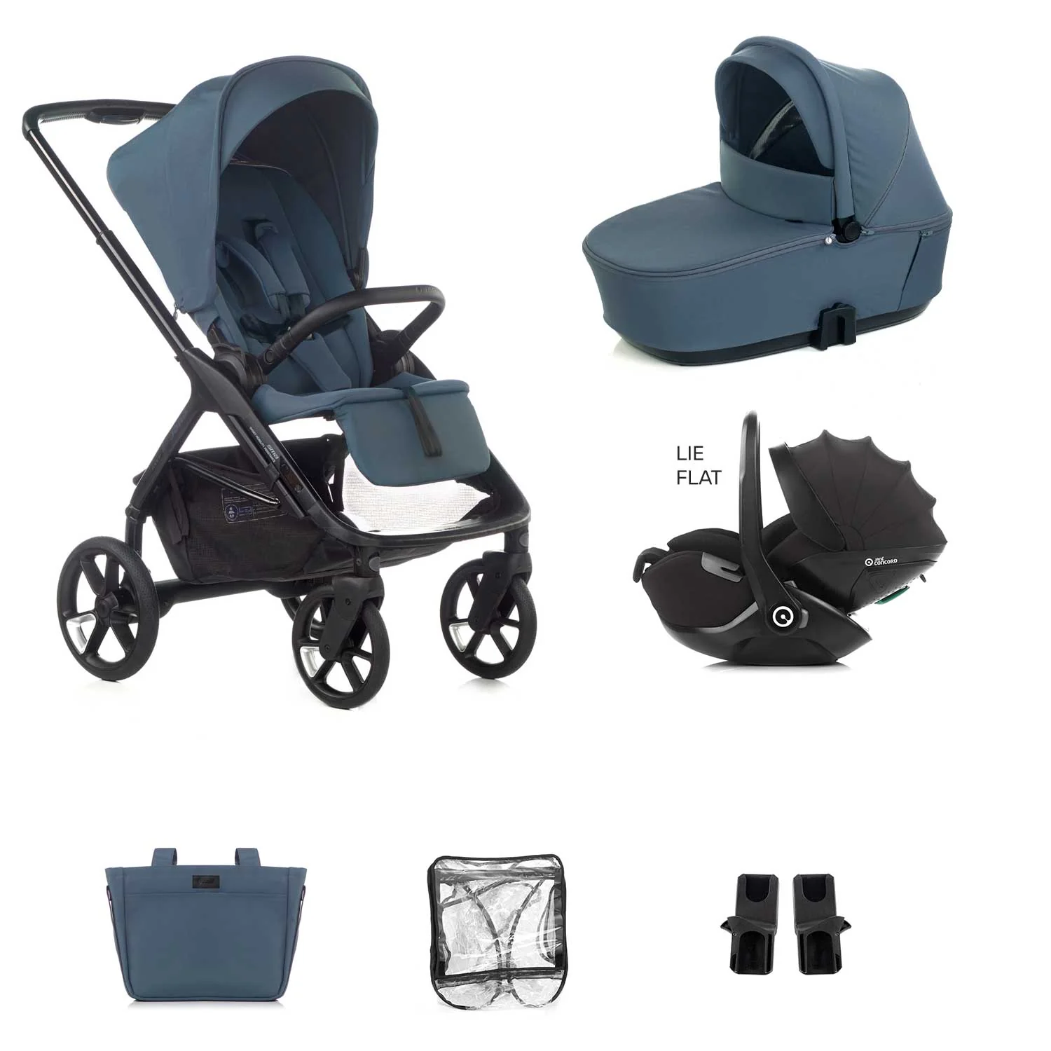 Jane Keep 3in1 + Sleep Carrycot + Kombibaby Lie-Flat 360 Baby Car Seat Bundle - Image 37
