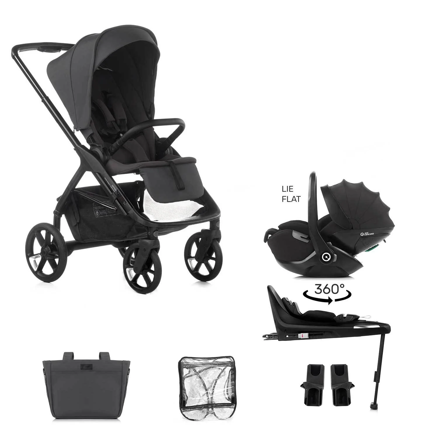 Jane Keep Pushchair + Kombibaby Lie-Flat 360 Baby i-Size Car Seat Bundle - Image 39