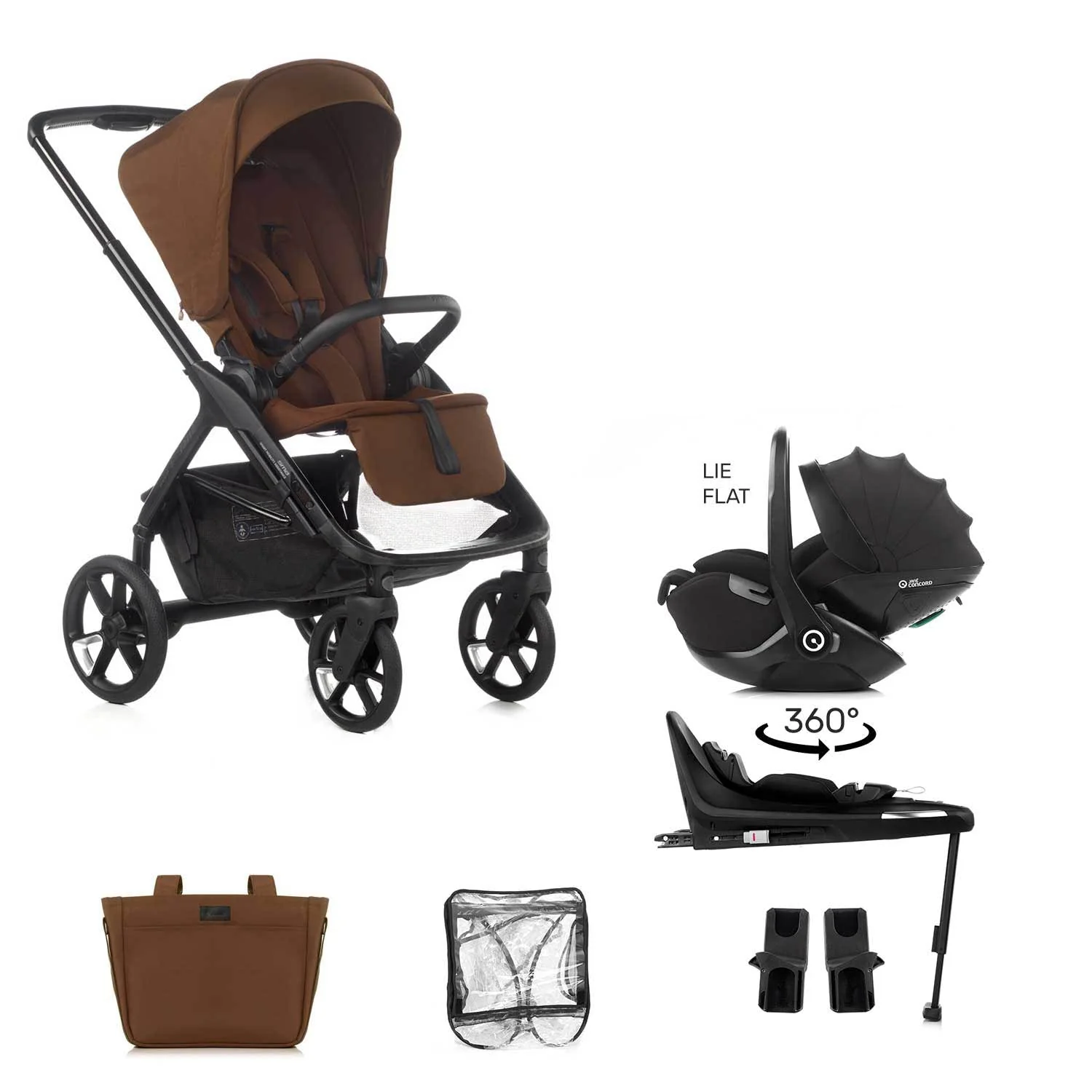 Jane Keep Pushchair + Kombibaby Lie-Flat 360 Baby i-Size Car Seat Bundle - Image 41